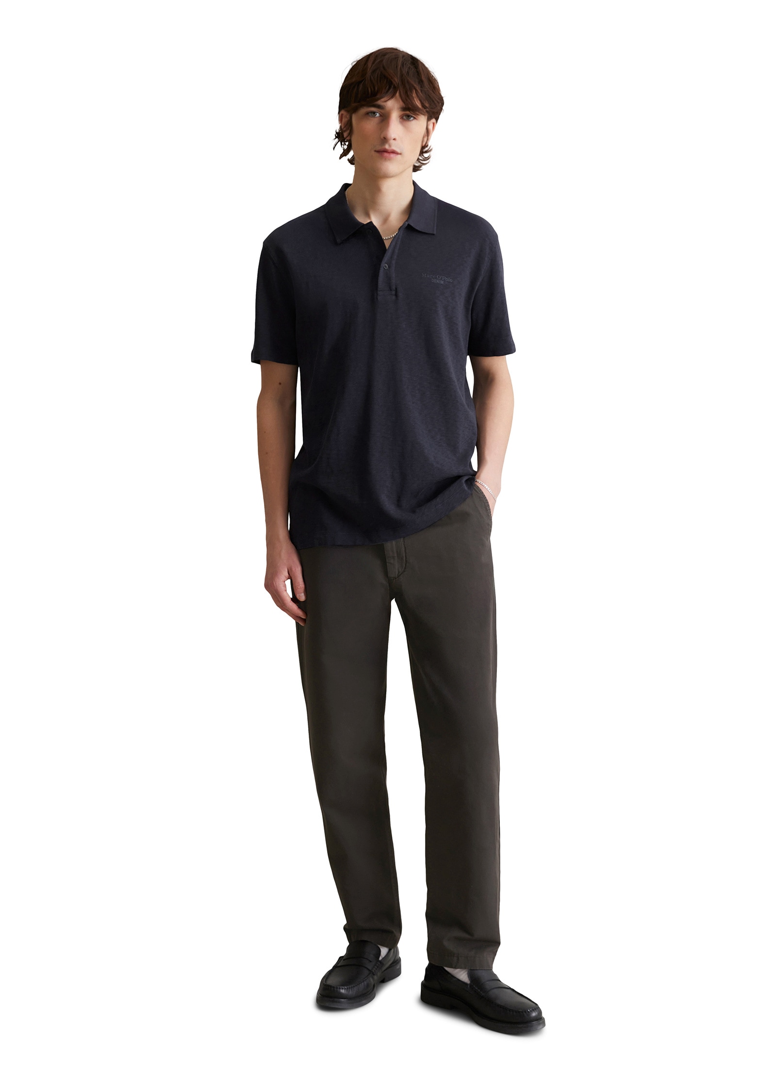 Marc O'Polo DENIM Poloshirt »aus reiner Bio-Baumwolle«
