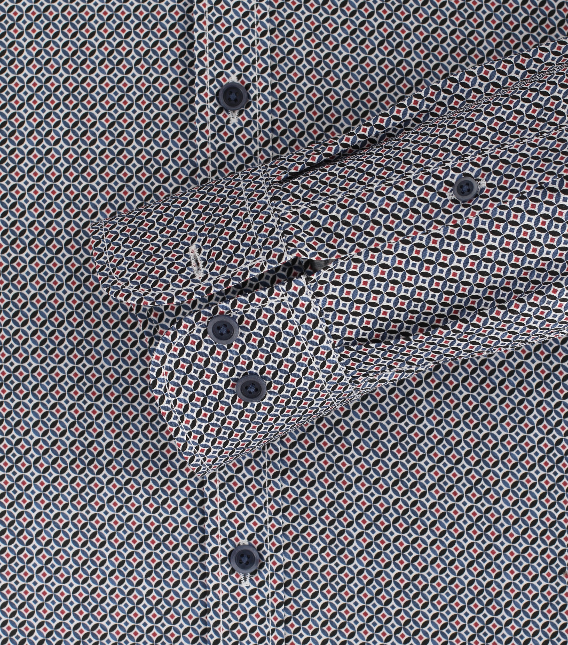 CASAMODA Langarmhemd »CASAMODA Freizeithemd "Green"-Kollektion Print«