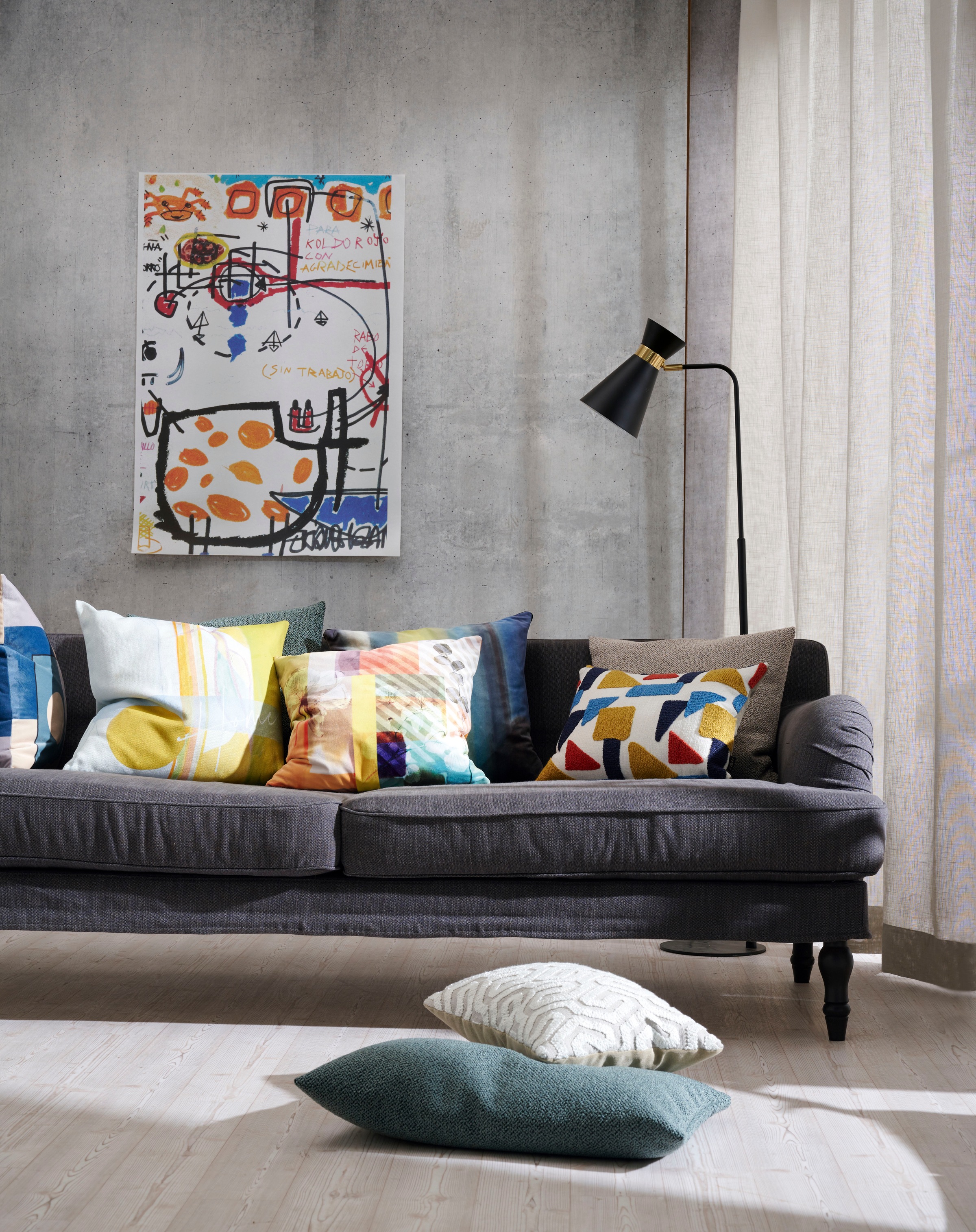 APELT Dekokissen "Tablo" mit geometrischen Formen, Wendekissenhülle ohne Fü günstig online kaufen