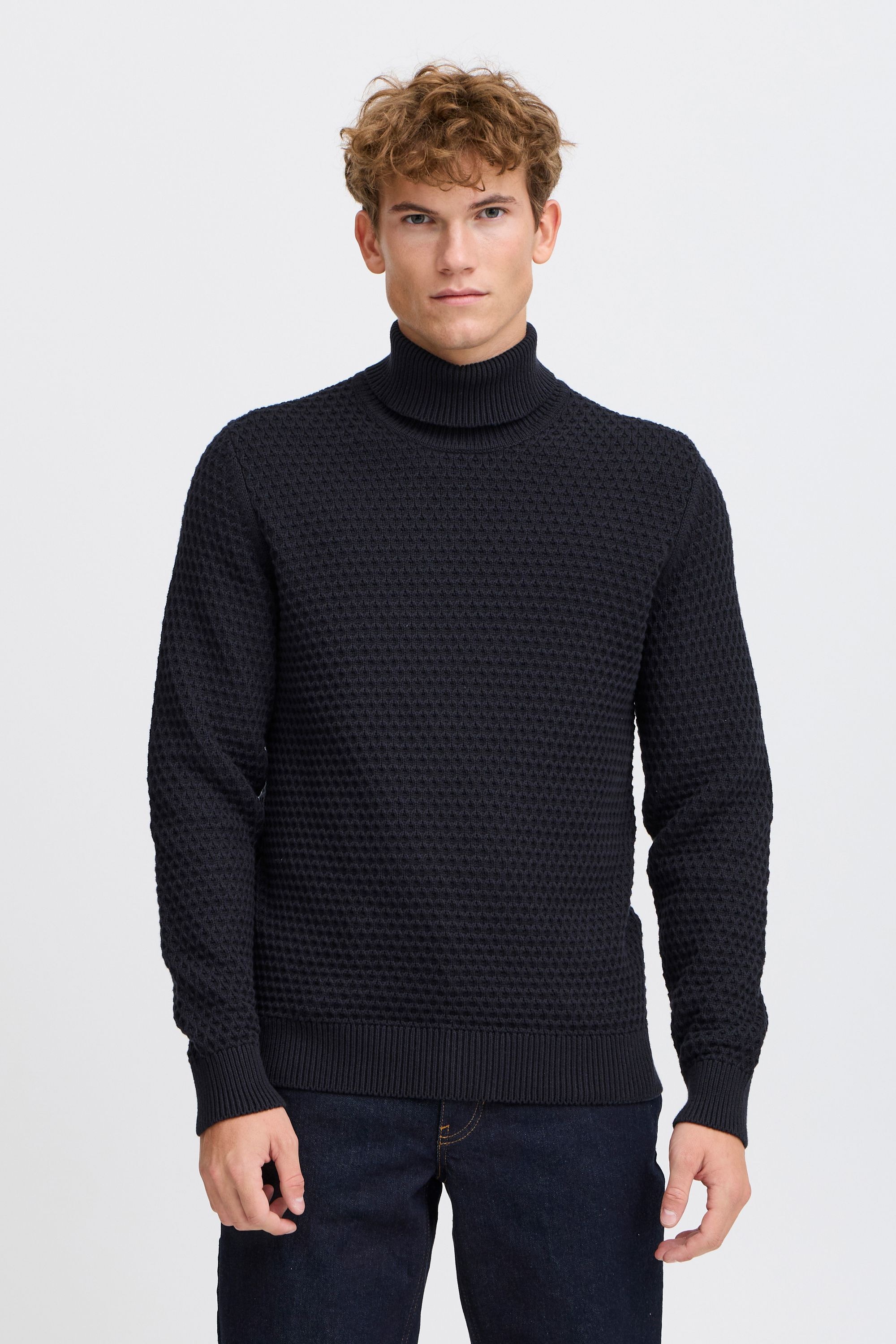 Casual Friday Strickpullover »Strickpullover CFKARL structured roll neck knit«