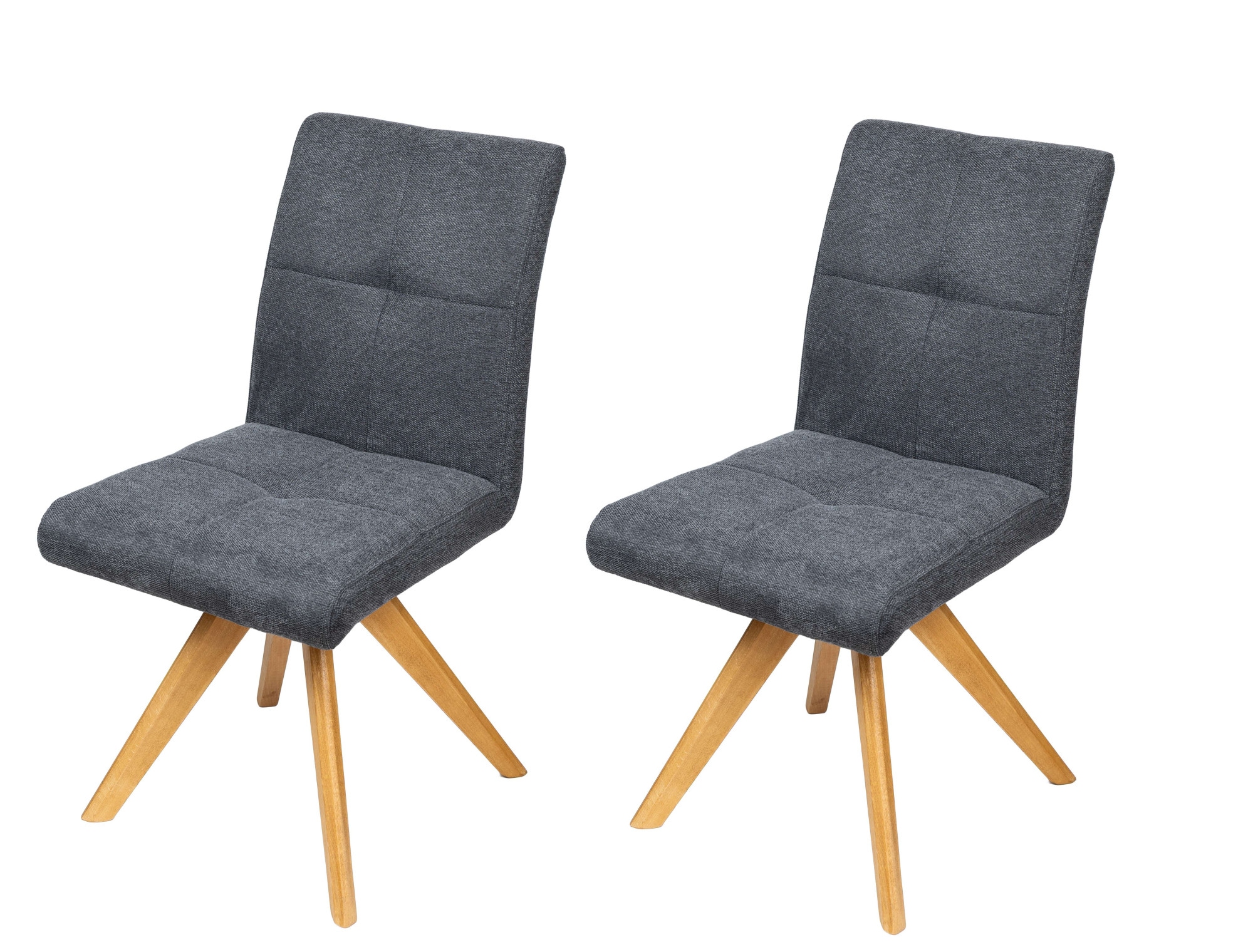 Home affaire Drehstuhl "Ida Polsterstuhl, Küchenstuhl, 4-Fußstuhl" () 2 Stk günstig online kaufen