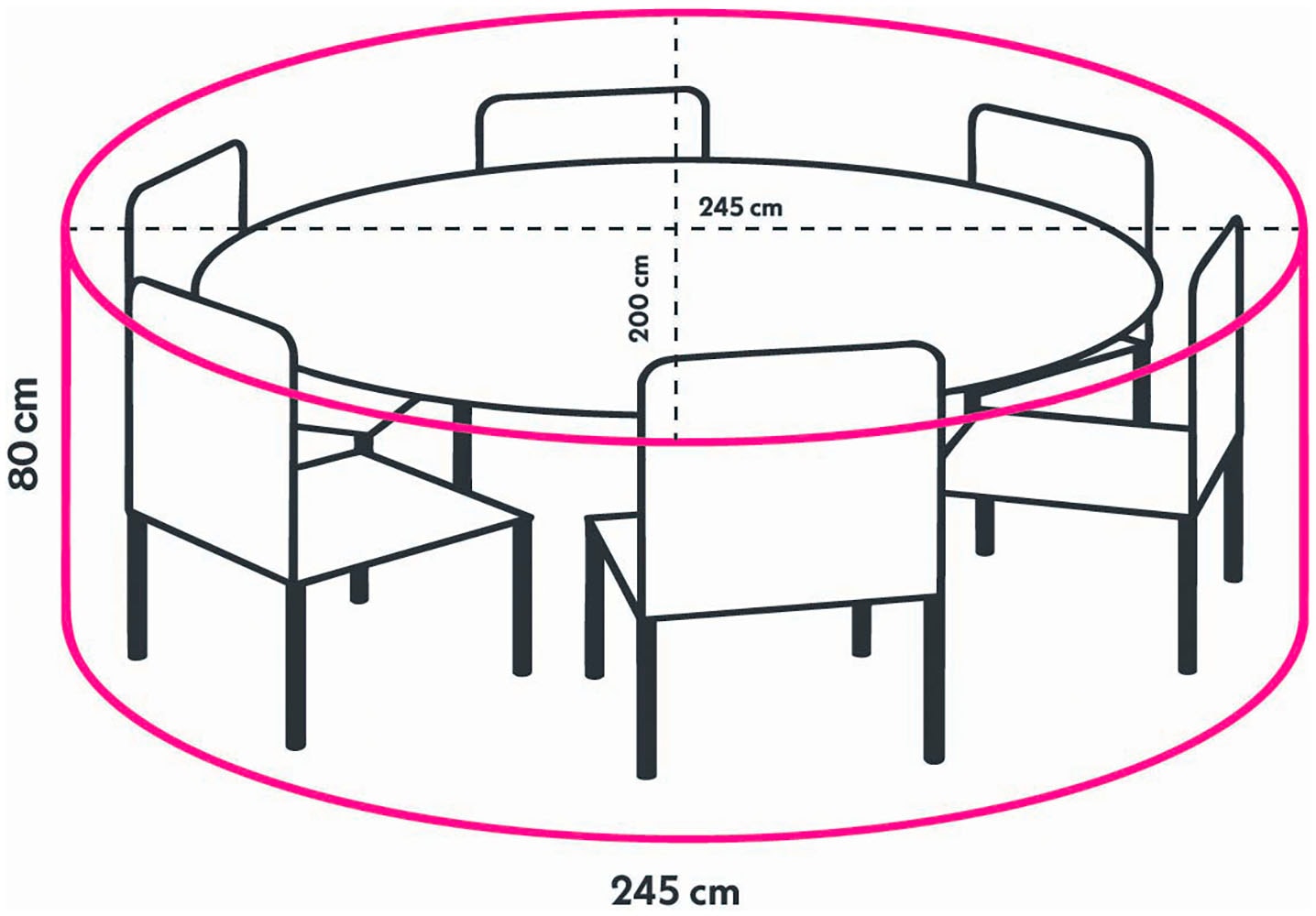 Hilding Sweden EXKLUSIV Gartenmöbel-Schutzhülle