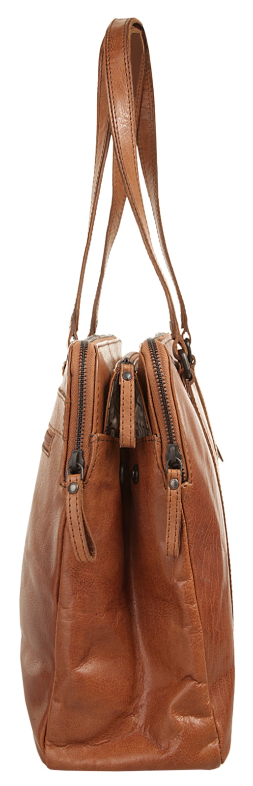Spikes & Sparrow Shopper »LAPTOP SHOULDERBAG«, echt Leder