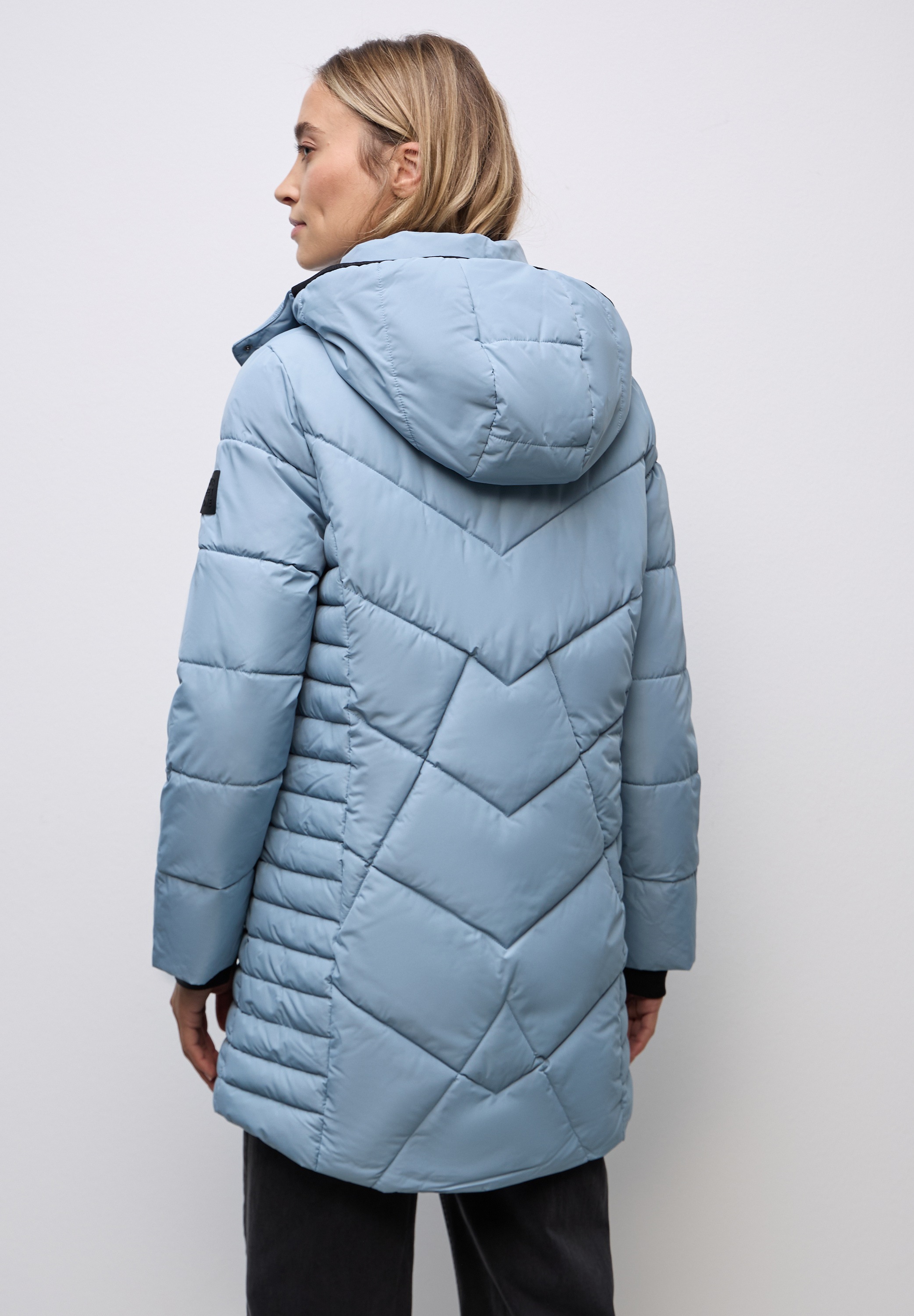 STREET ONE Steppmantel mit abnehmbarer Kapuze günstig online kaufen