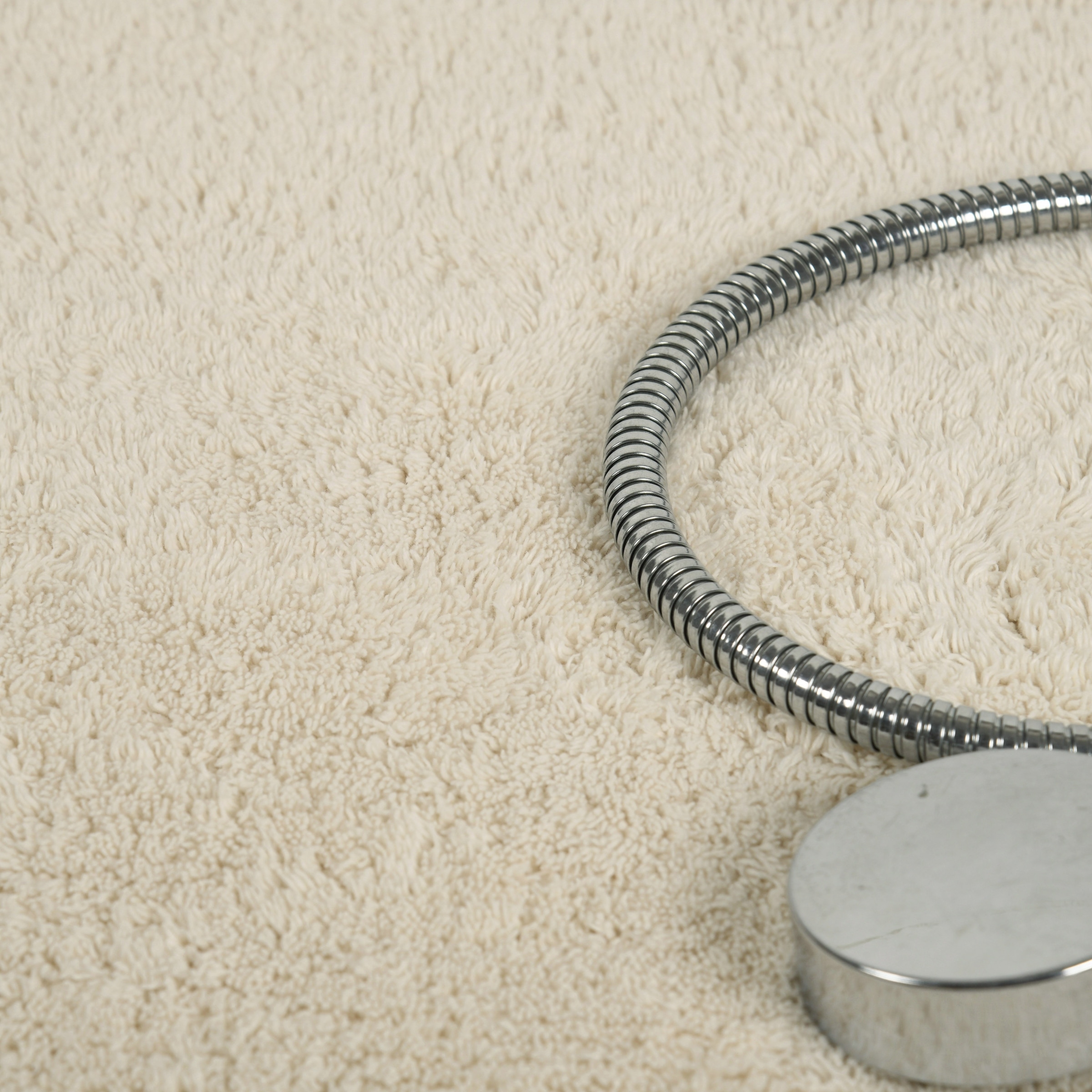 my home Badematte »Kapra, Badvorleger, Badezimmer Teppich«, beidseitig nutzbar-fußbodenheizungsgeeignet-strapazierfähig, mit Bordüre, Badteppich, Badematte, Baumwolle