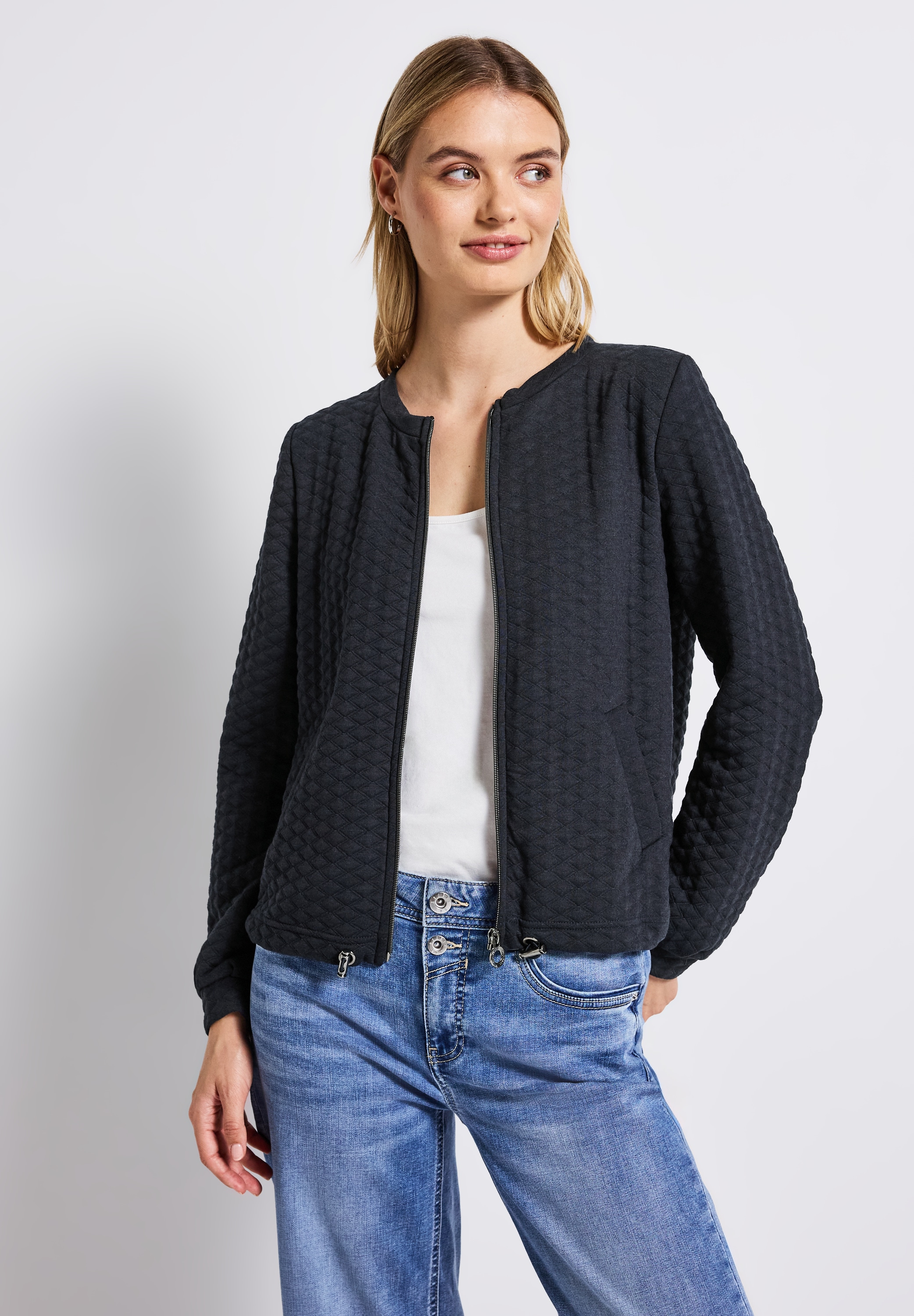 STREET ONE Cardigan, mit Struktur-Muster günstig online kaufen
