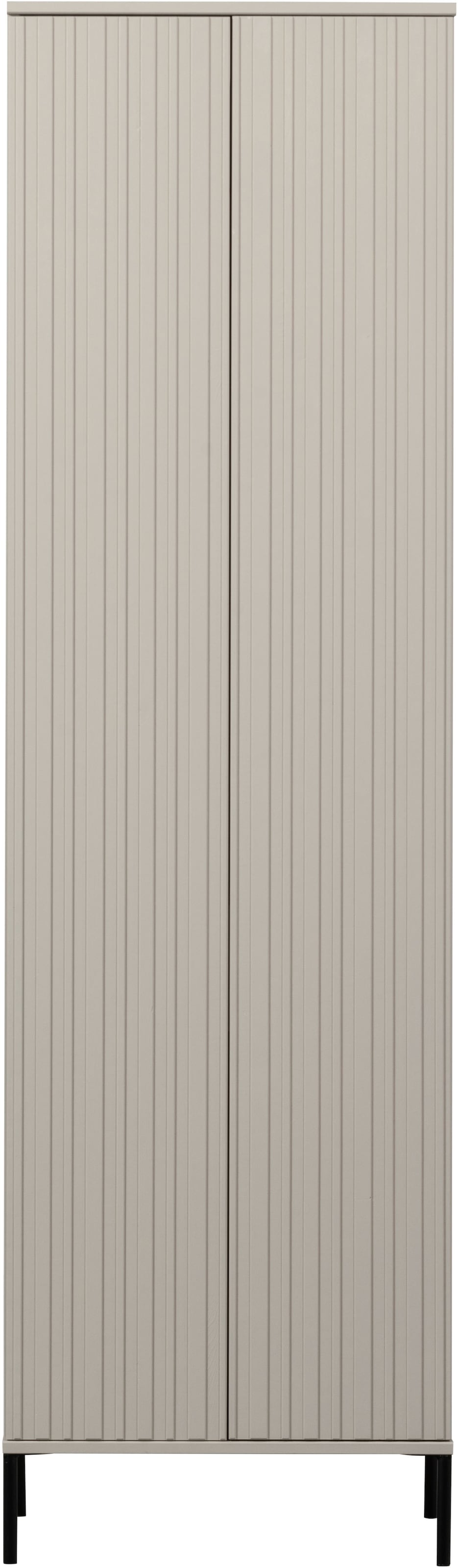 WOOOD Highboard »WOOOD NEW GRAVURE SCHRANK MIT SCHUBLADEN KIEFER DUST [fsc]« Gravure New Hochschrank von WOOOD mit Stauraum, Stil und Push-to-Open