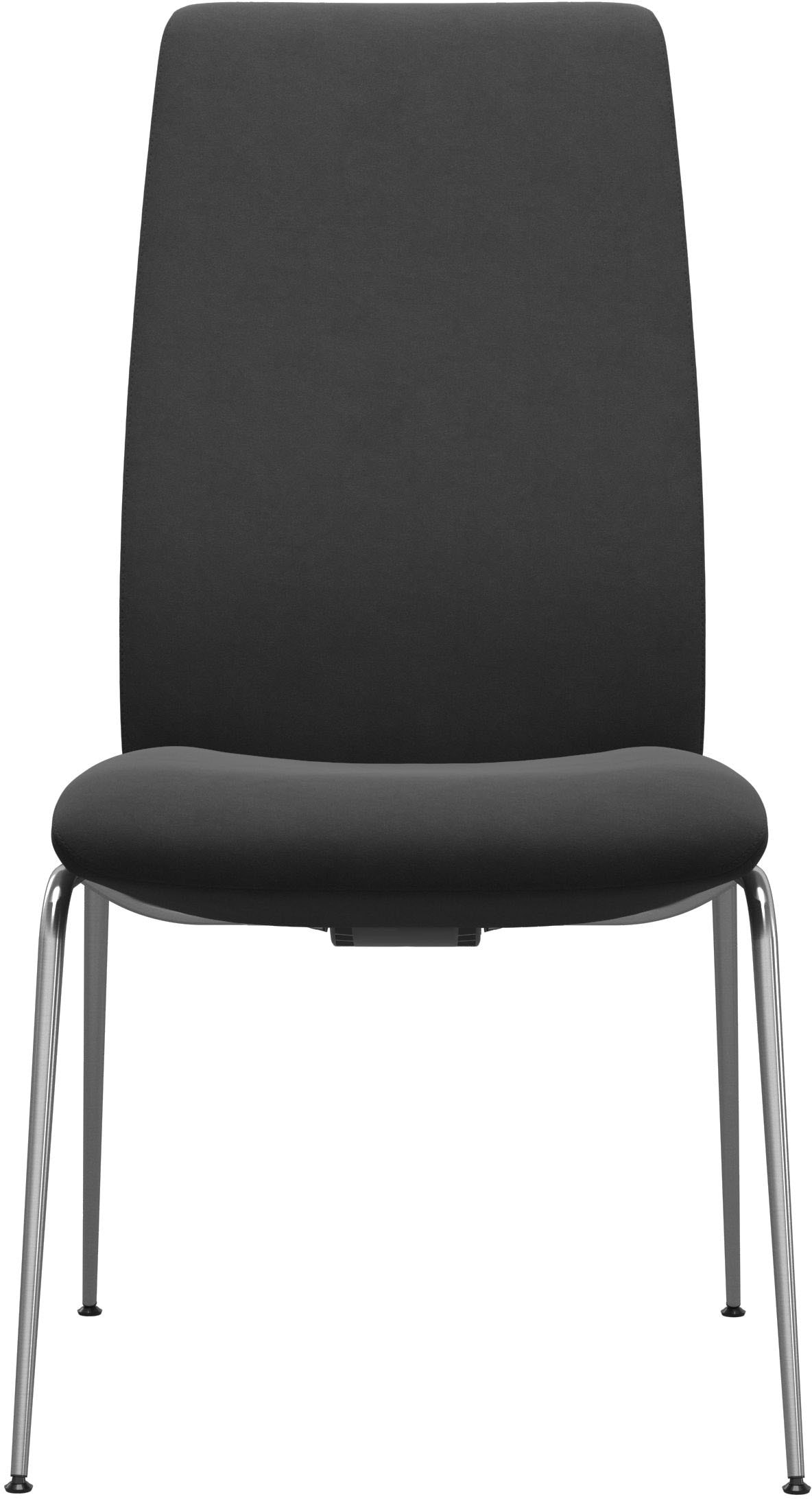 Stressless® Polsterstuhl »Laurel«, Microfaser DINAMICA, High Back, Größe L, mit Beinen aus Stahl in Schwarz matt