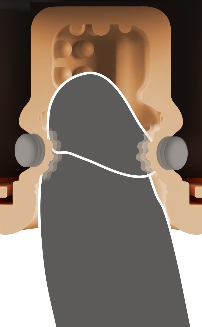 REBEL Masturbator »Masturbator Glans Masturbator with 2 Functions«