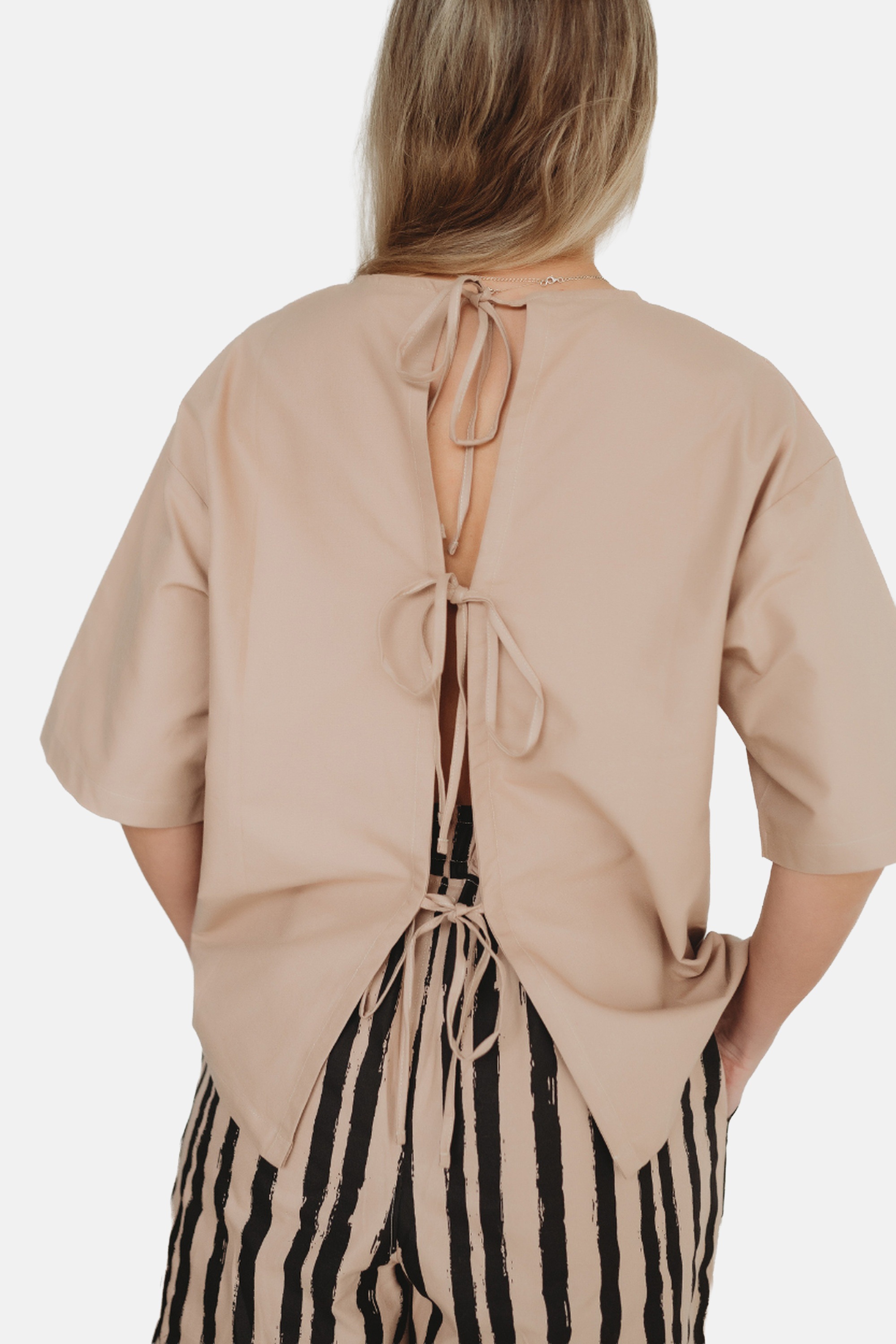 Turtledove London T-Shirt »Doris Tie Back Top Damen«