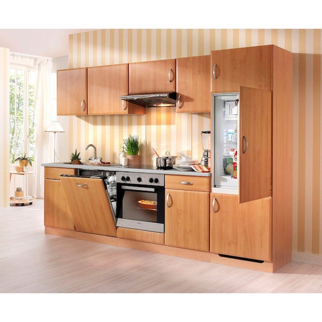 wiho Küchen Küchenzeile »Prag«, mit E-Geräten, Breite 280 cm bestellen |  BAUR