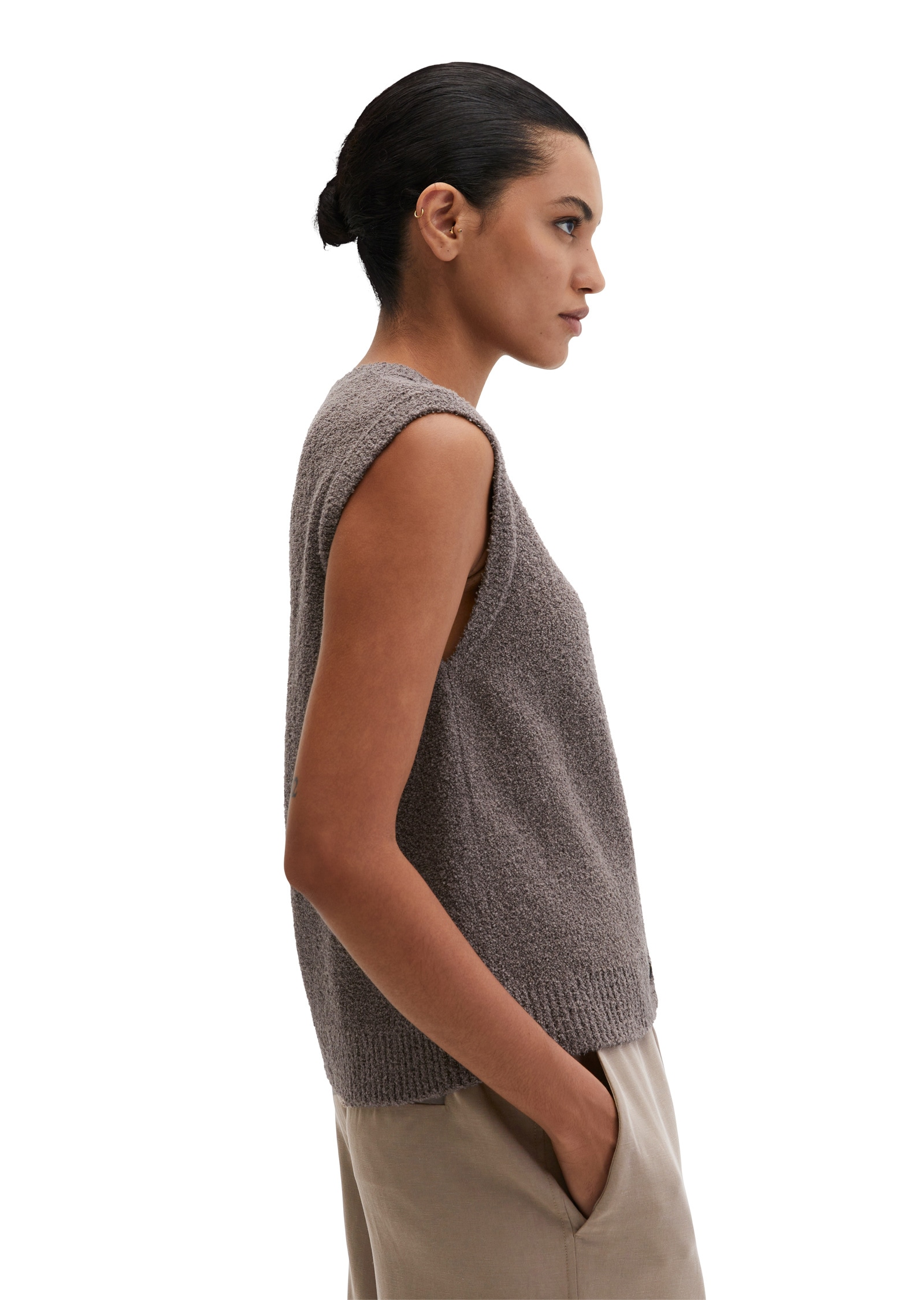 Marc O'Polo Strickweste »aus Bouclé-Garn«