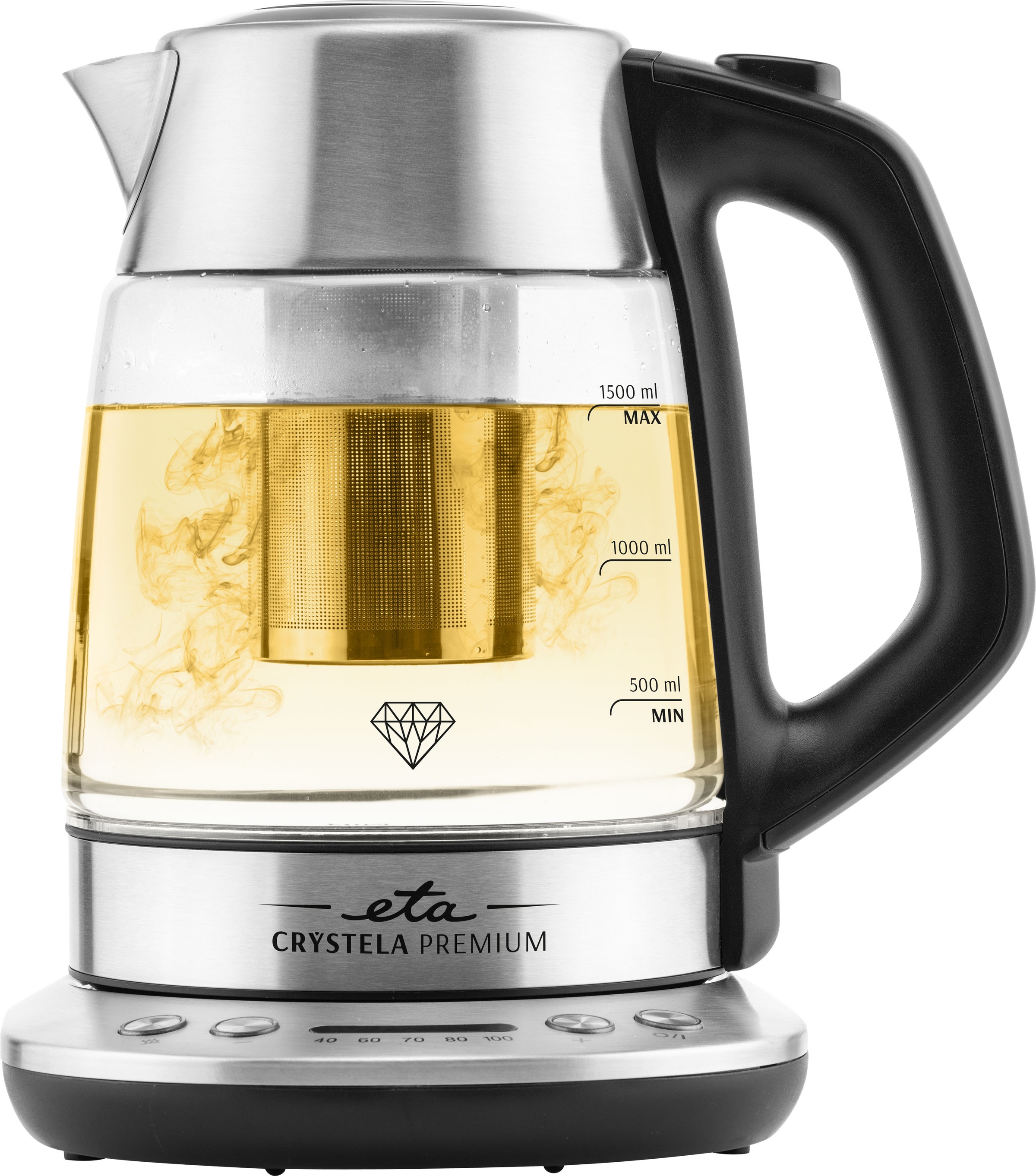 eta Wasser-/Teekocher "CRYSTELA PREMIUM ETA915390000" 2200 W stufenlose Tem günstig online kaufen