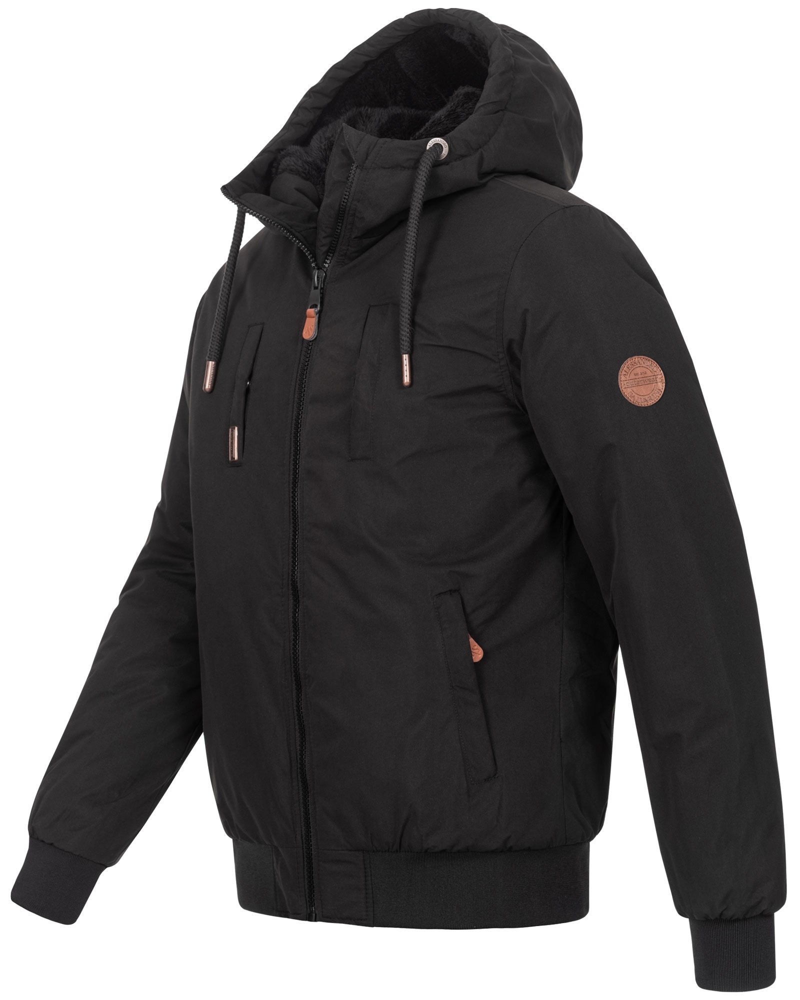 Alessandro Salvarini Winterjacke »ASWeighty«, mit weichem Teddyfell innen