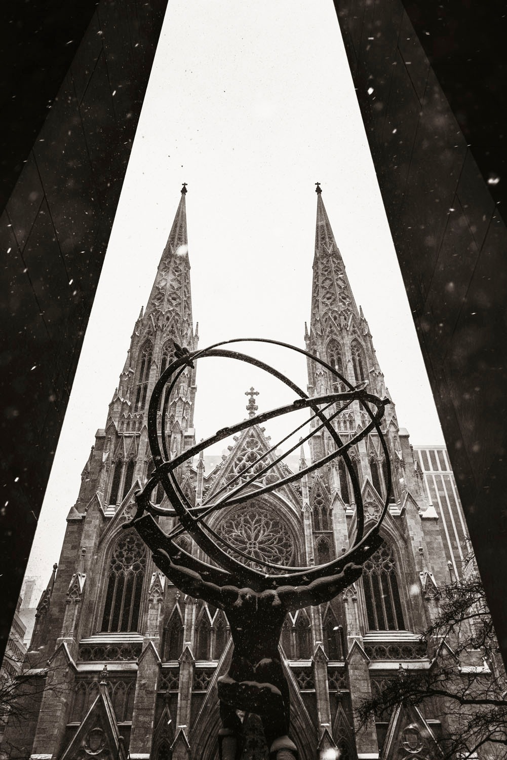 queence Acrylglasbild "Elkan" Amerika  Bilder von Amerika  Foto  Schwarz-We günstig online kaufen