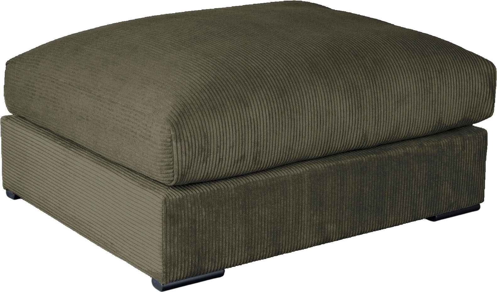 Home affaire Polsterhocker "Casa XXL, B: 125 cm" Mega-Hocker, in Cord oder Chenille-Struktur, Federkern