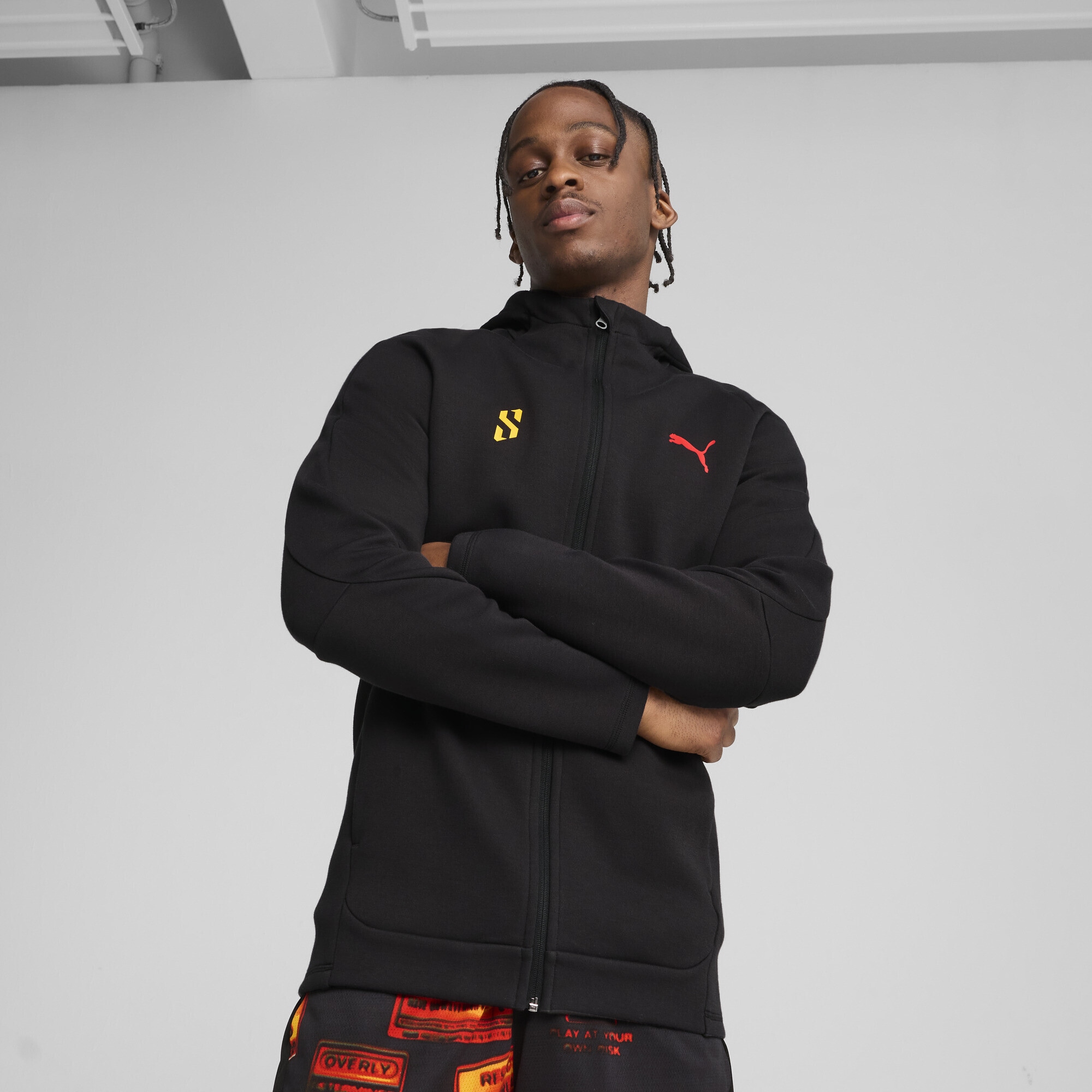 PUMA Trainingsjacke »Caution Evostripe Cross Basketballjacke Herren«