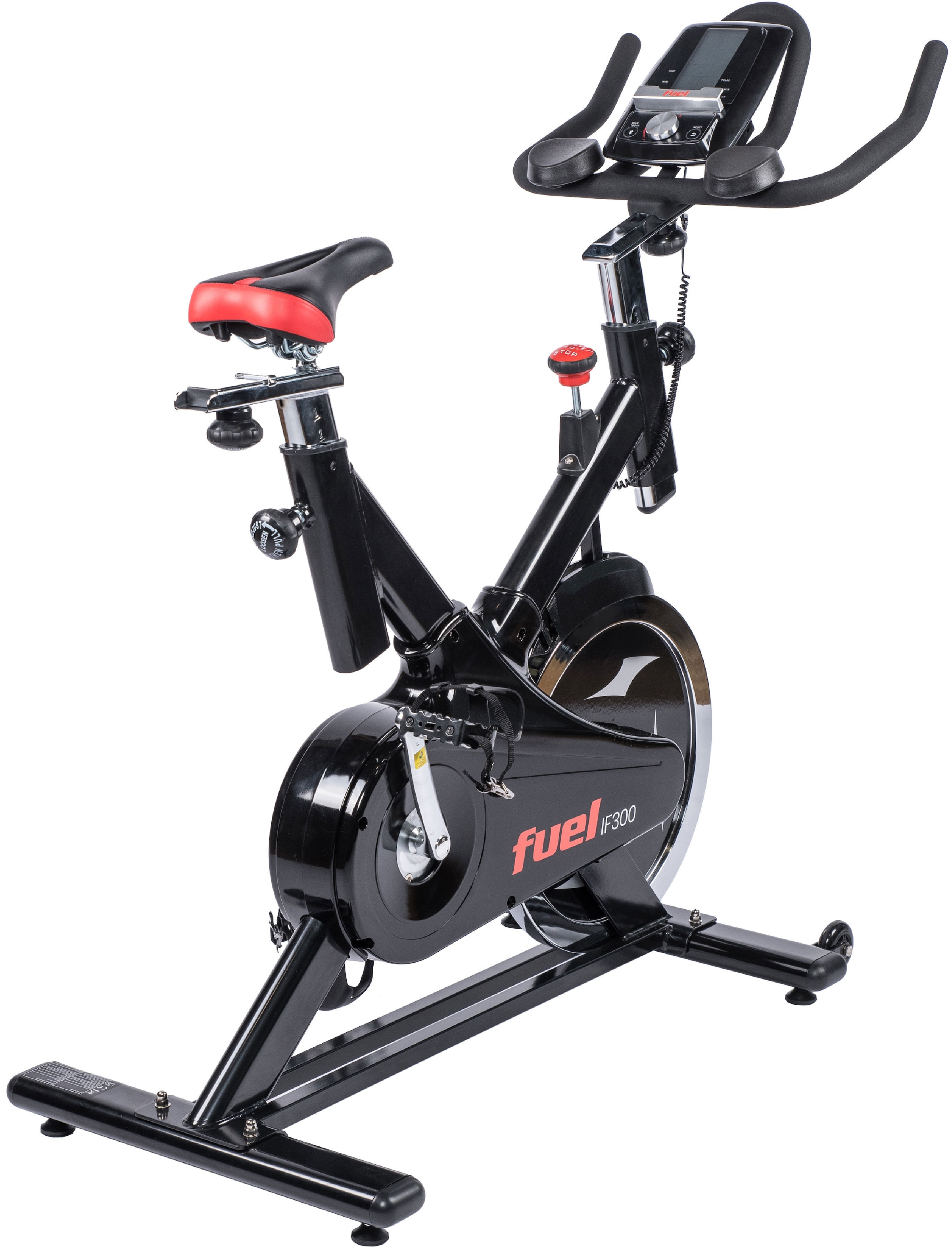 FUEL FITNESS Heimtrainer "Indoor Cycle IF300", ohne Unterlegmatte, schwarz, Heimtrainer, 125 kg max. Benutzergewicht, Fahrrad