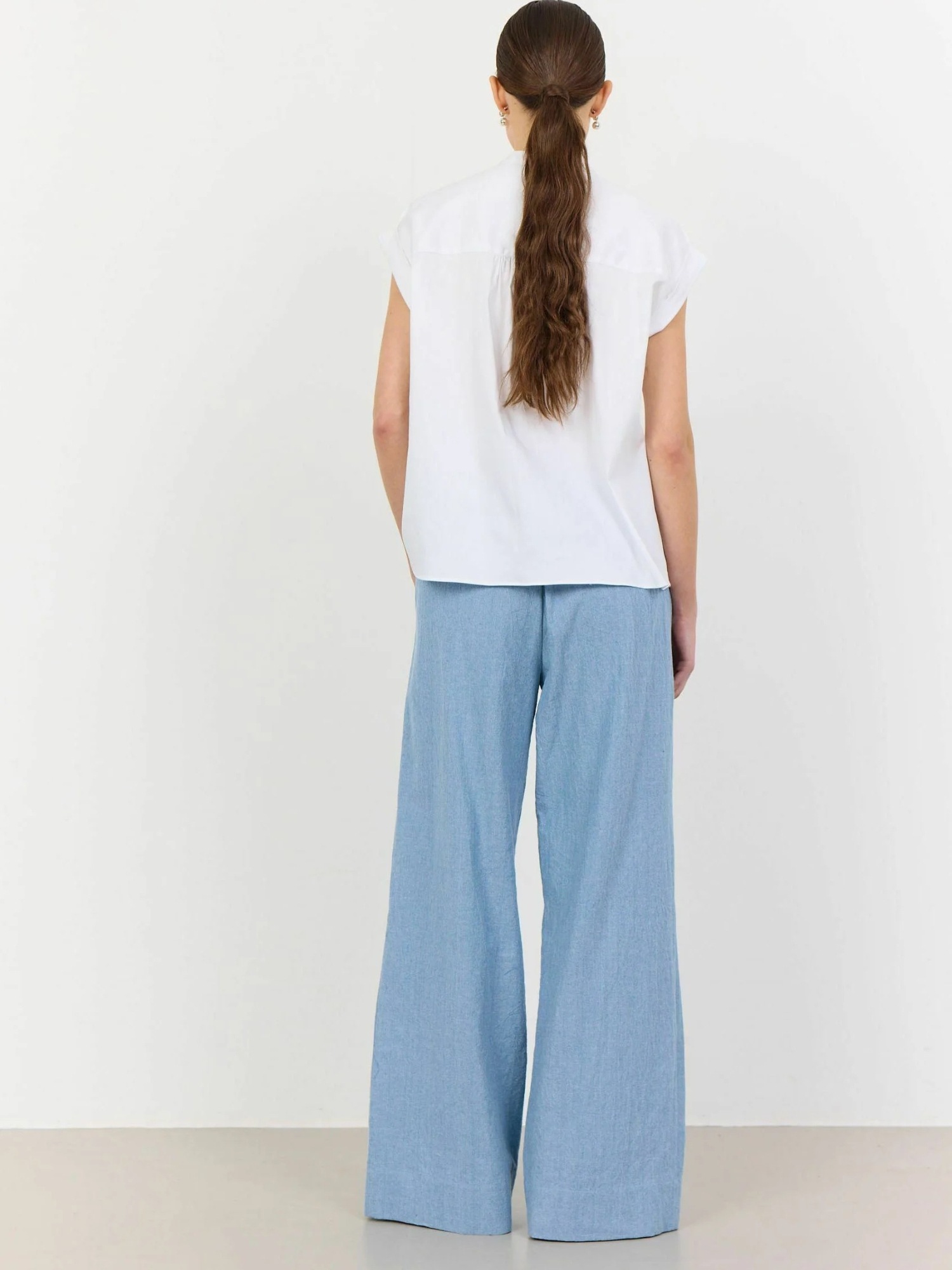 Levete Room Langarmhemd »Levete Room Shirt LR-ISLA SOLID 122«