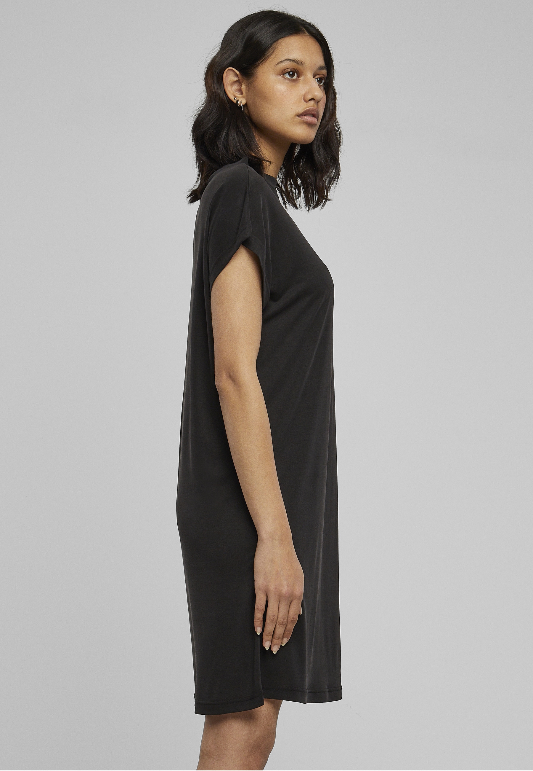 URBAN CLASSICS Shirtkleid »Urban Classics Damen Ladies Modal Dress« 1 Stk. tlg.