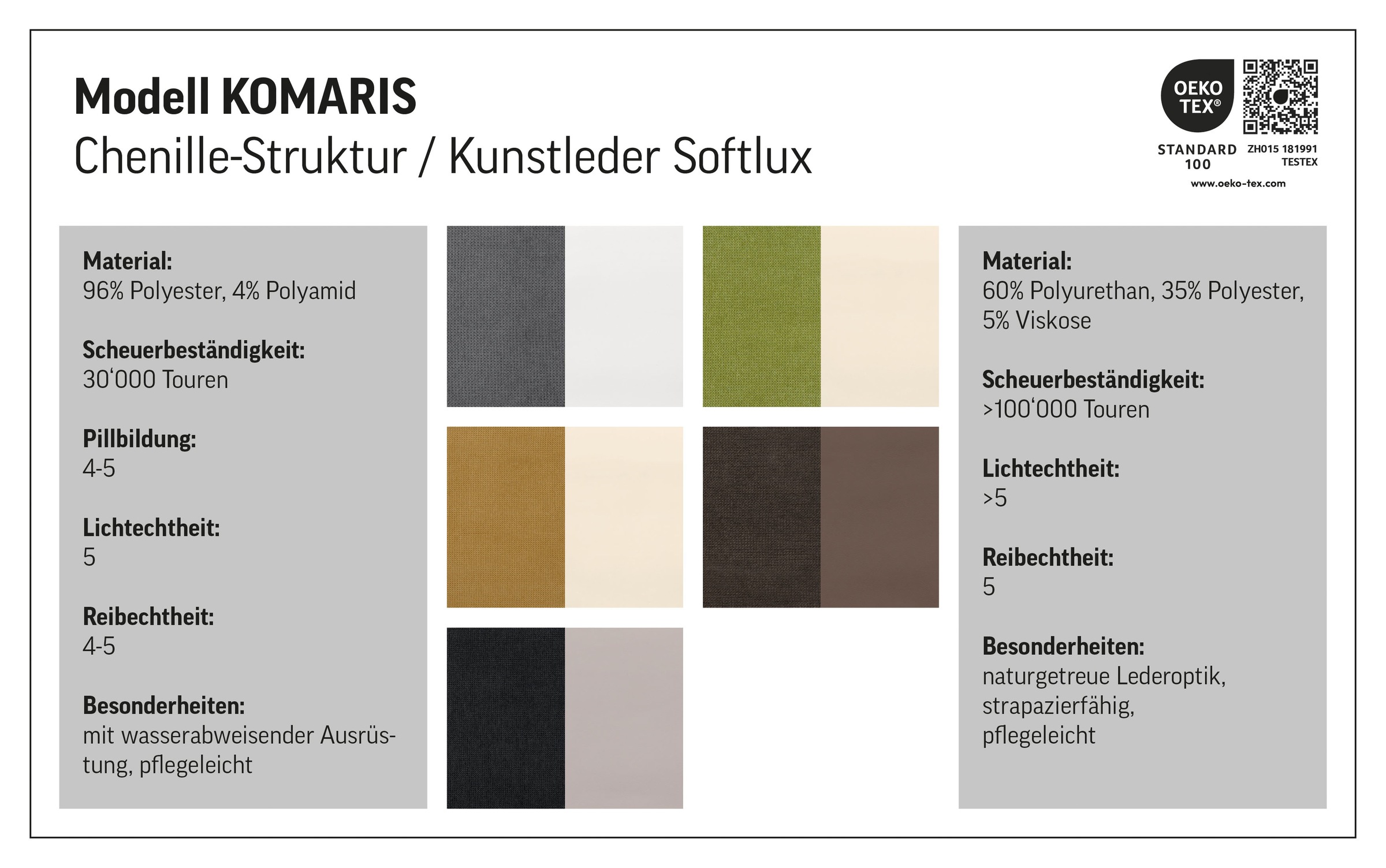 Thumbnail - COTTA Hocker "Komaris, B: 100 cm" individuell zu kombinieren