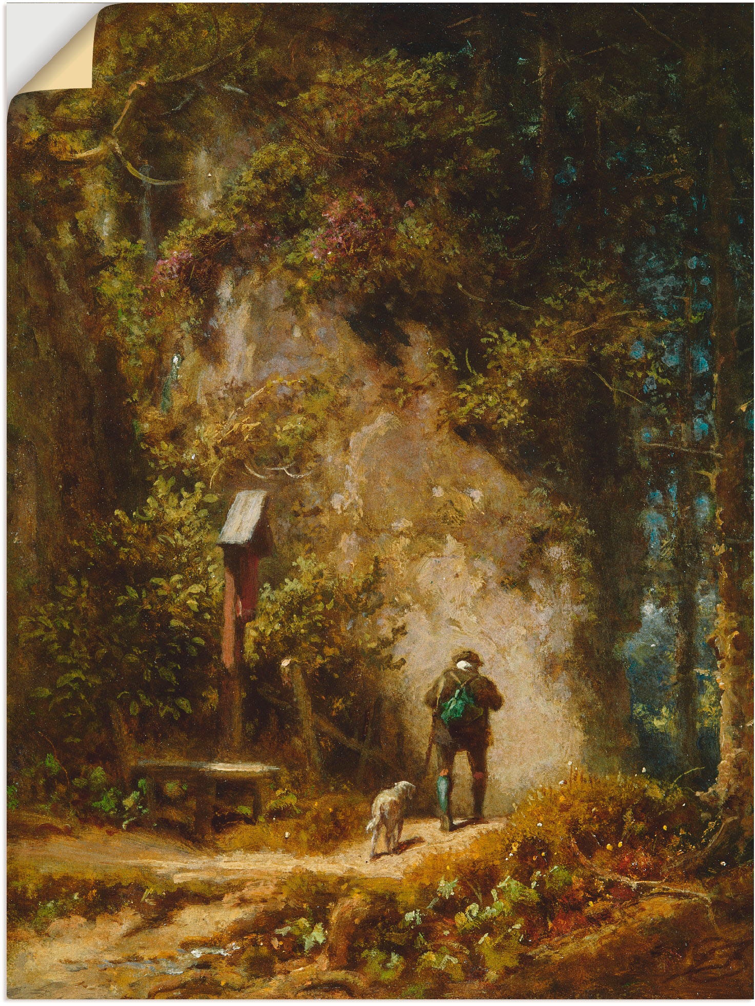 St.), Poster | als (1 Wandaufkleber im Wandbild BAUR bestellen Größen Wald«, oder in Leinwandbild, versch. »Jäger Mann, Artland