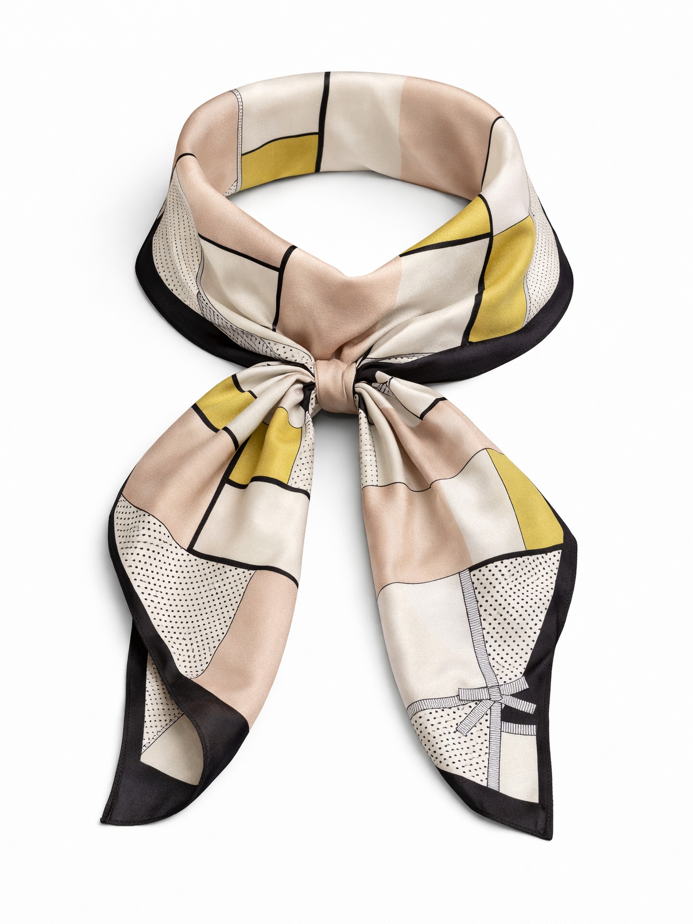 COLLEZIONE ALESSANDRO Nickituch "Schleife" 1 Stk. quadratisches Halstuch mi günstig online kaufen