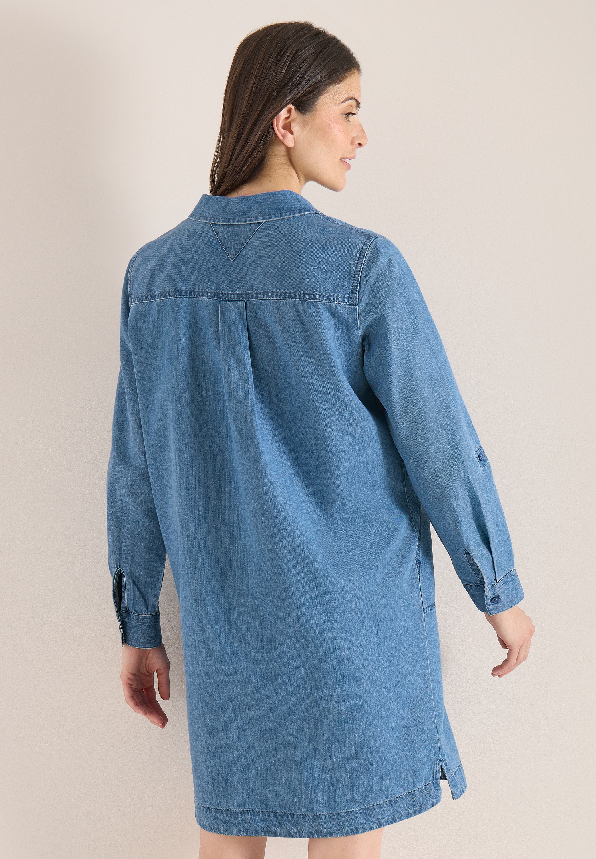 Cecil Jeanskleid Ohne Taschen knielang günstig online kaufen