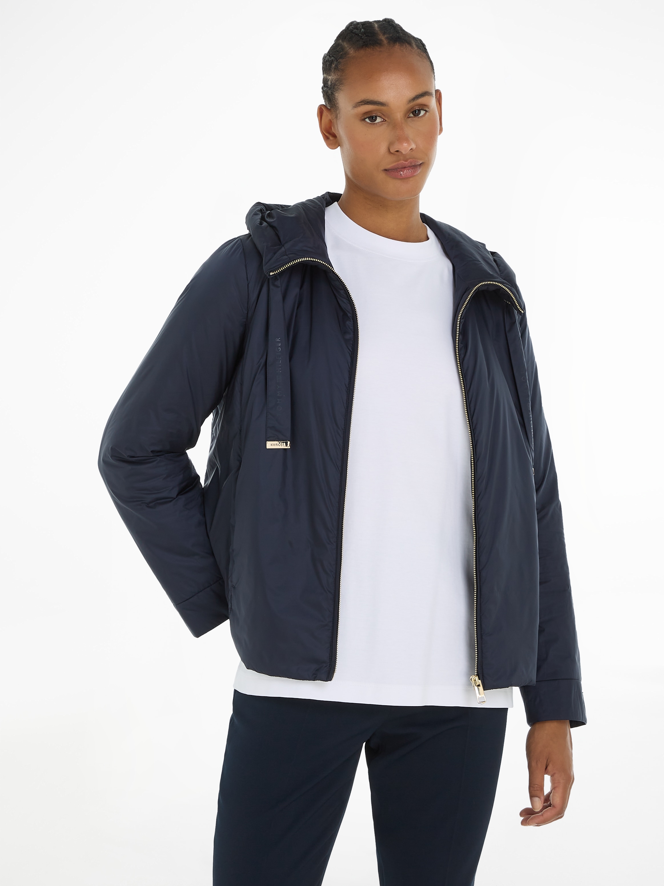 Tommy Hilfiger Outdoorjacke »CLEAN UL PADDED JACKET«, mit Kapuze, in großen Größen