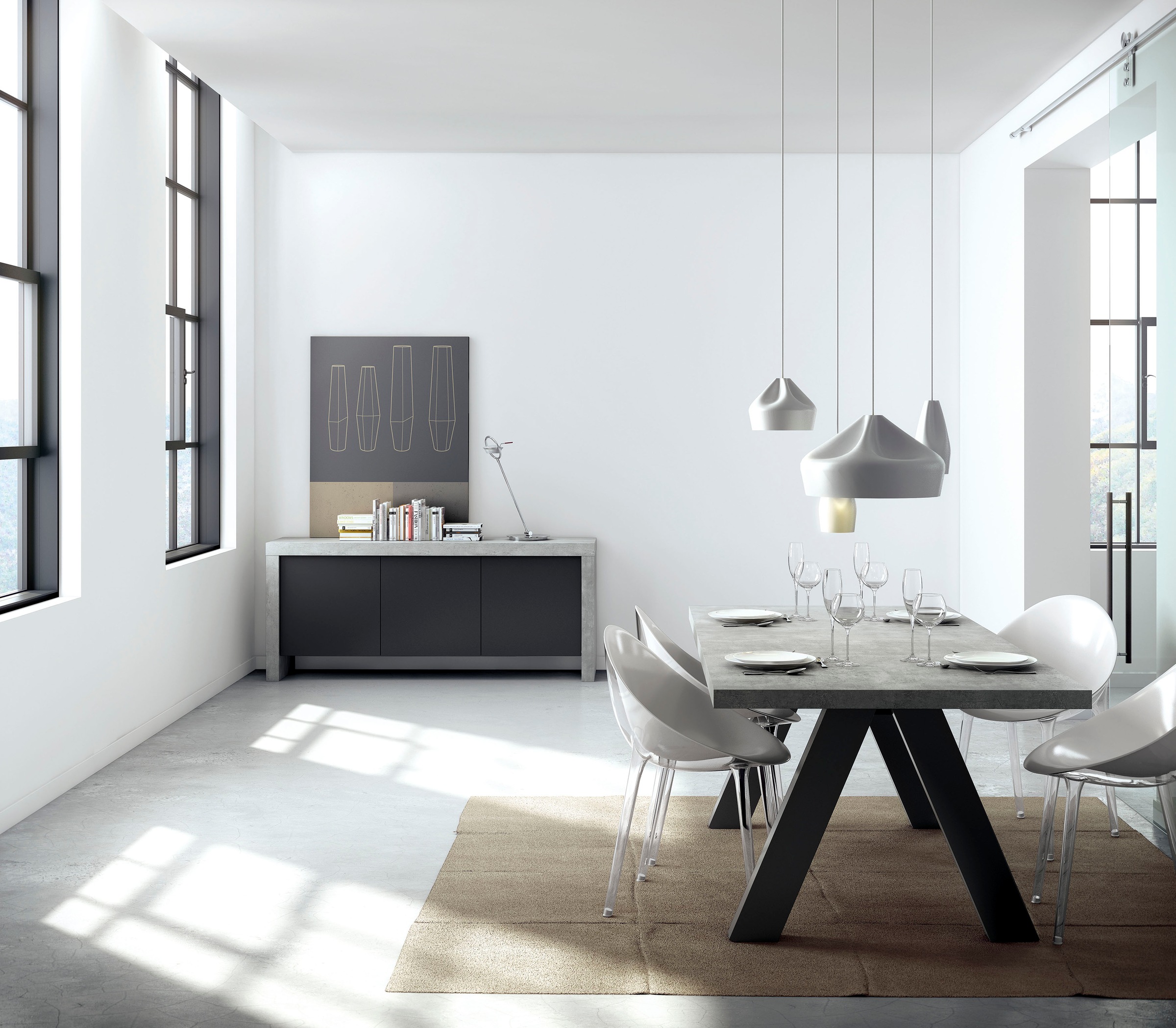 TemaHome Sideboard »Kobe«, Kommode, industrieller Look