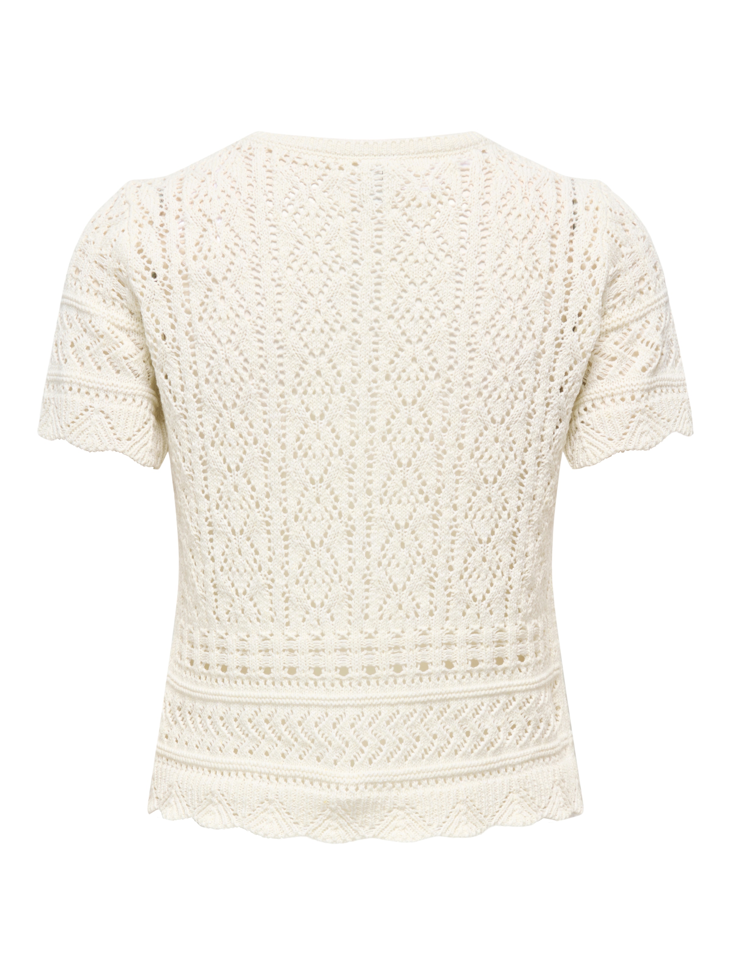 ONLY Kurzarmpullover »ONLELKE LIFE SS STRUCTUR O-NECK KNT NOOS«