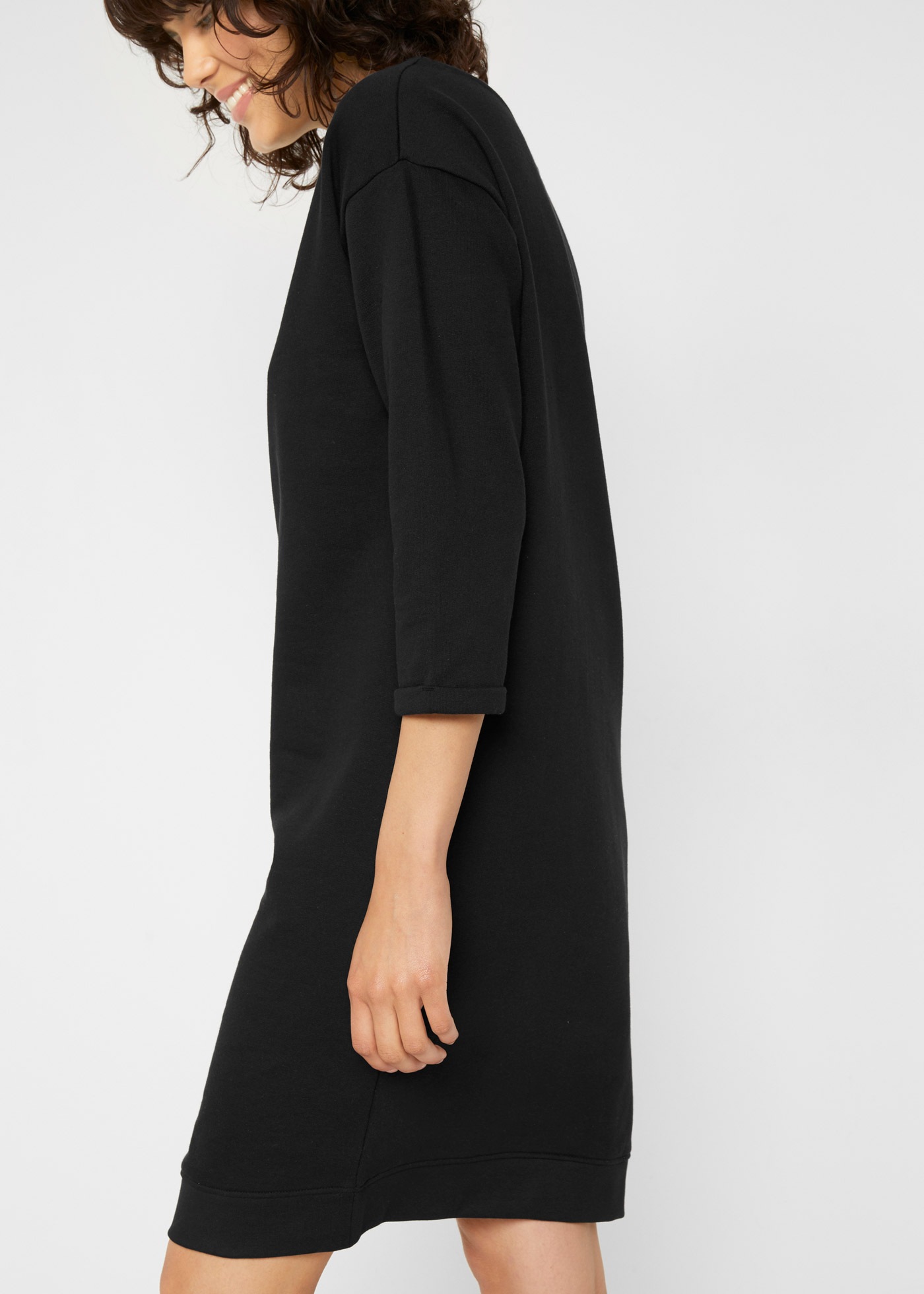 Thumbnail - bonprix Sweatkleid "Sweatkleid" für den Alltag, aus Baumwolle, mit lockerer Passform, knielang
