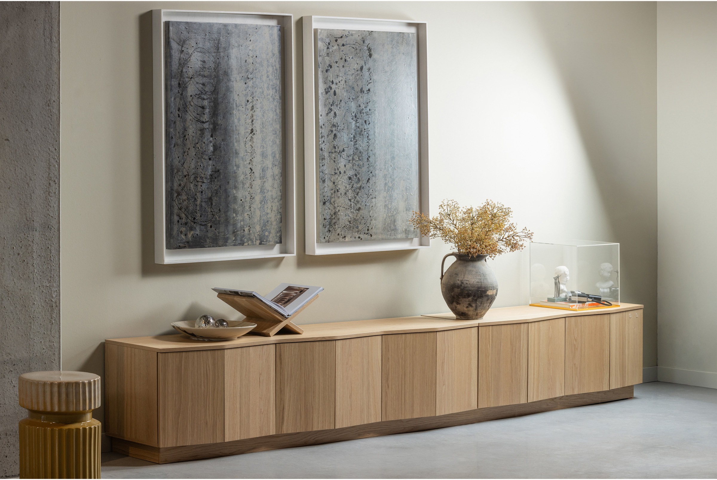 WOOOD Lowboard "WOOOD ZUMA TV-MÖBEL" Zuma TV-Kommode Eiche bietet Stil, Sta günstig online kaufen