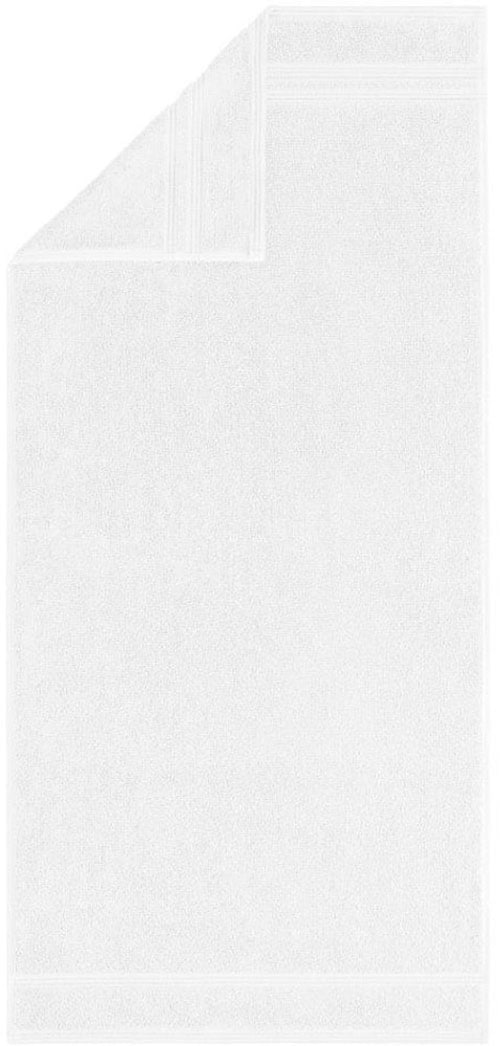 Handtücher EGERIA, B:100cm L:150cm, weiß, Frottier, Obermaterial: 100% Baumwolle, Handtücher, "Manhatten Gold", Uni Programm mit Streifenbordüre,
