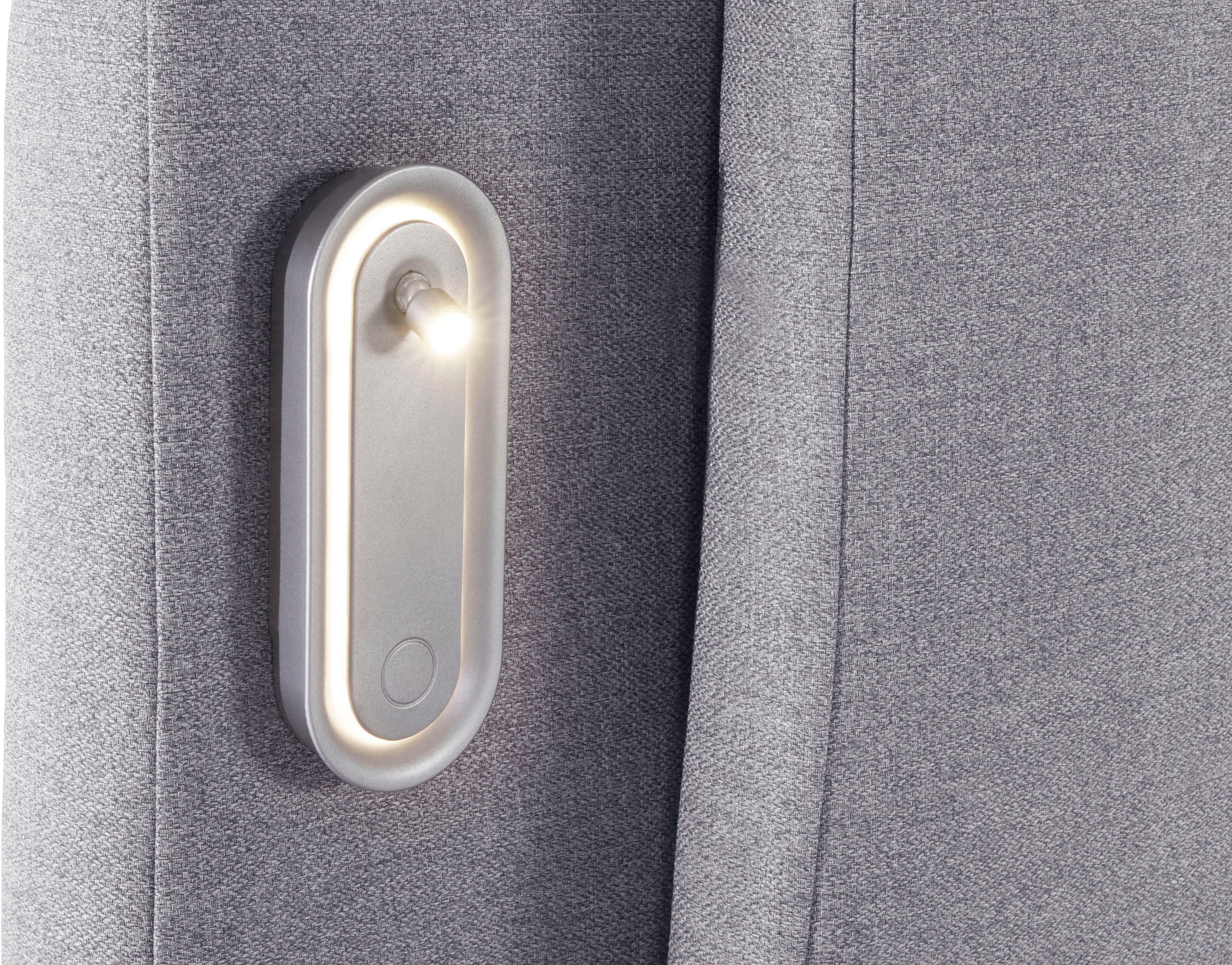 COLLECTION AB Boxspringbett »Borna«, inklusive Bettkasten, LED-Beleuchtung und Topper
