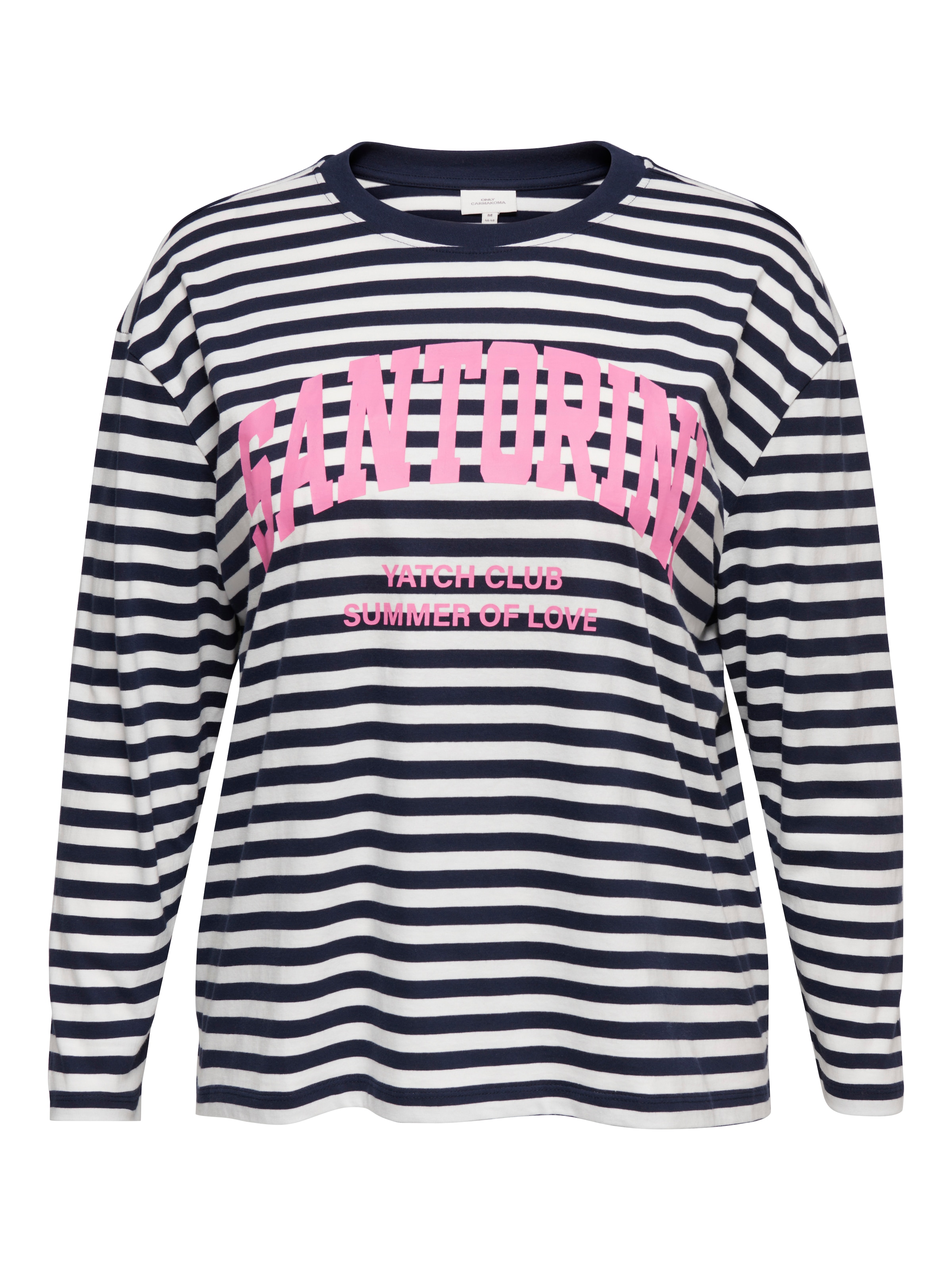 ONLY CARMAKOMA Langarmshirt "CARSARAH LIFE L/S O-NECK BLOUSE JRS" günstig online kaufen