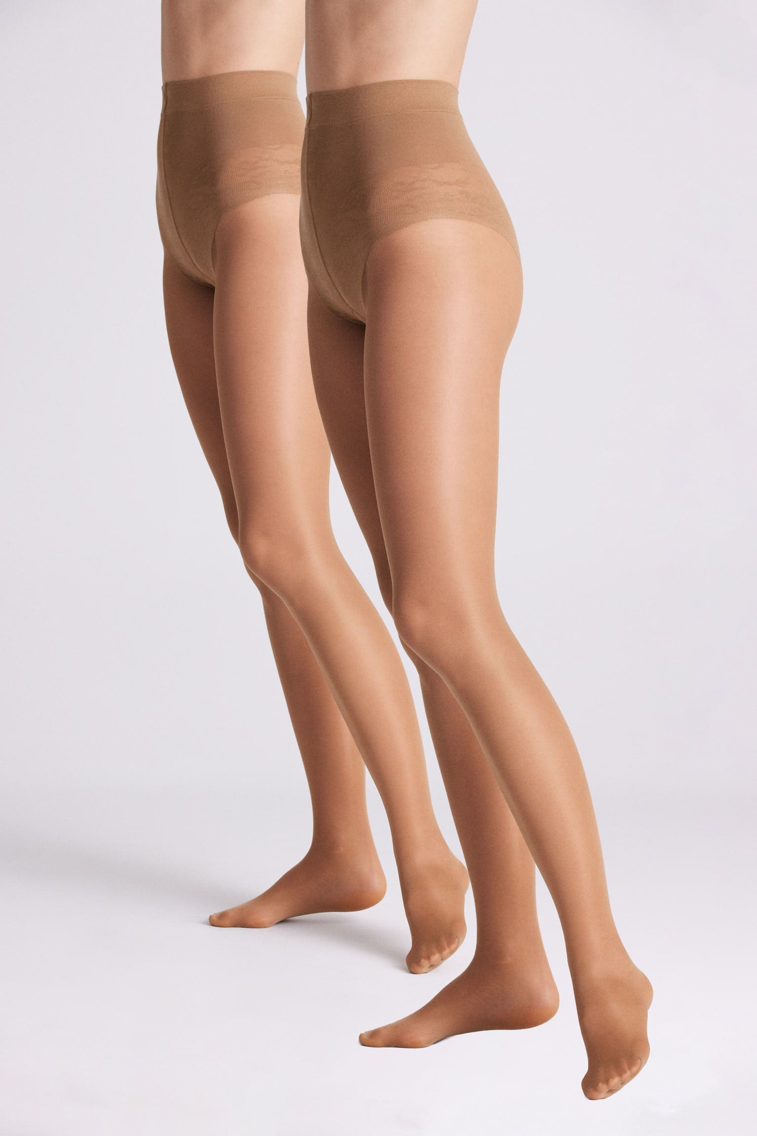 YSABEL MORA Shaping-Strumpfhose "SHAPING TIGHTS BASIC COLLECTION" 40 DEN mit Spitzenhöschen-Optik, Shaping-Effekt