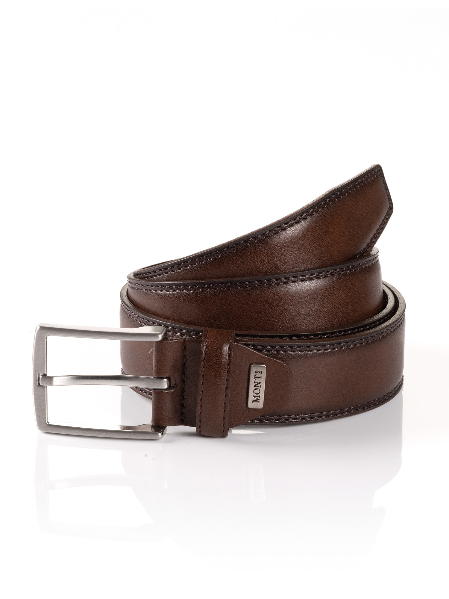 MONTI Synthetikgürtel »WIEN« 3,5 cm breit, Klassisch-Business, kürzbar, bis Gr. 150 cm