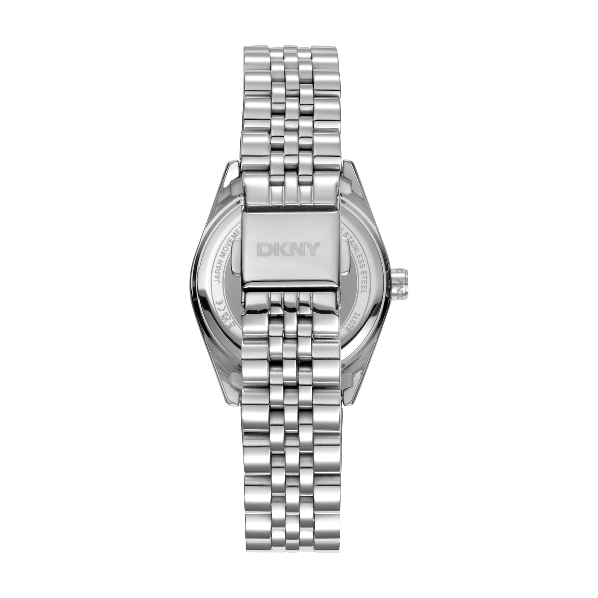 DKNY Quarzuhr »Nolita Midi« Armbanduhr, Damenuhr, Edelstahlarmband, analog