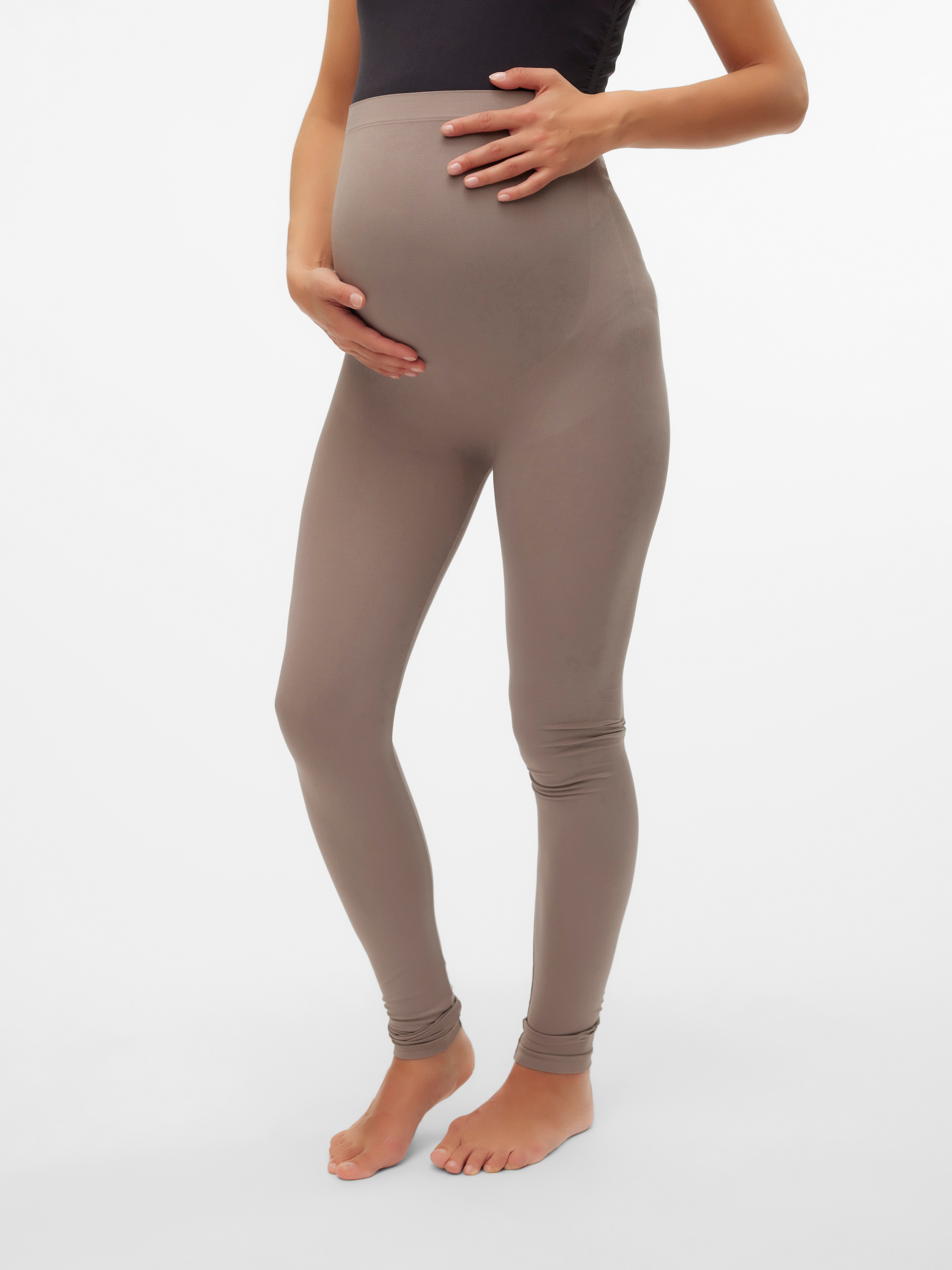 Mamalicious Umstandsleggings "MLTIA JEANNE LEGGING NOOS A." Materialmix, regular fit