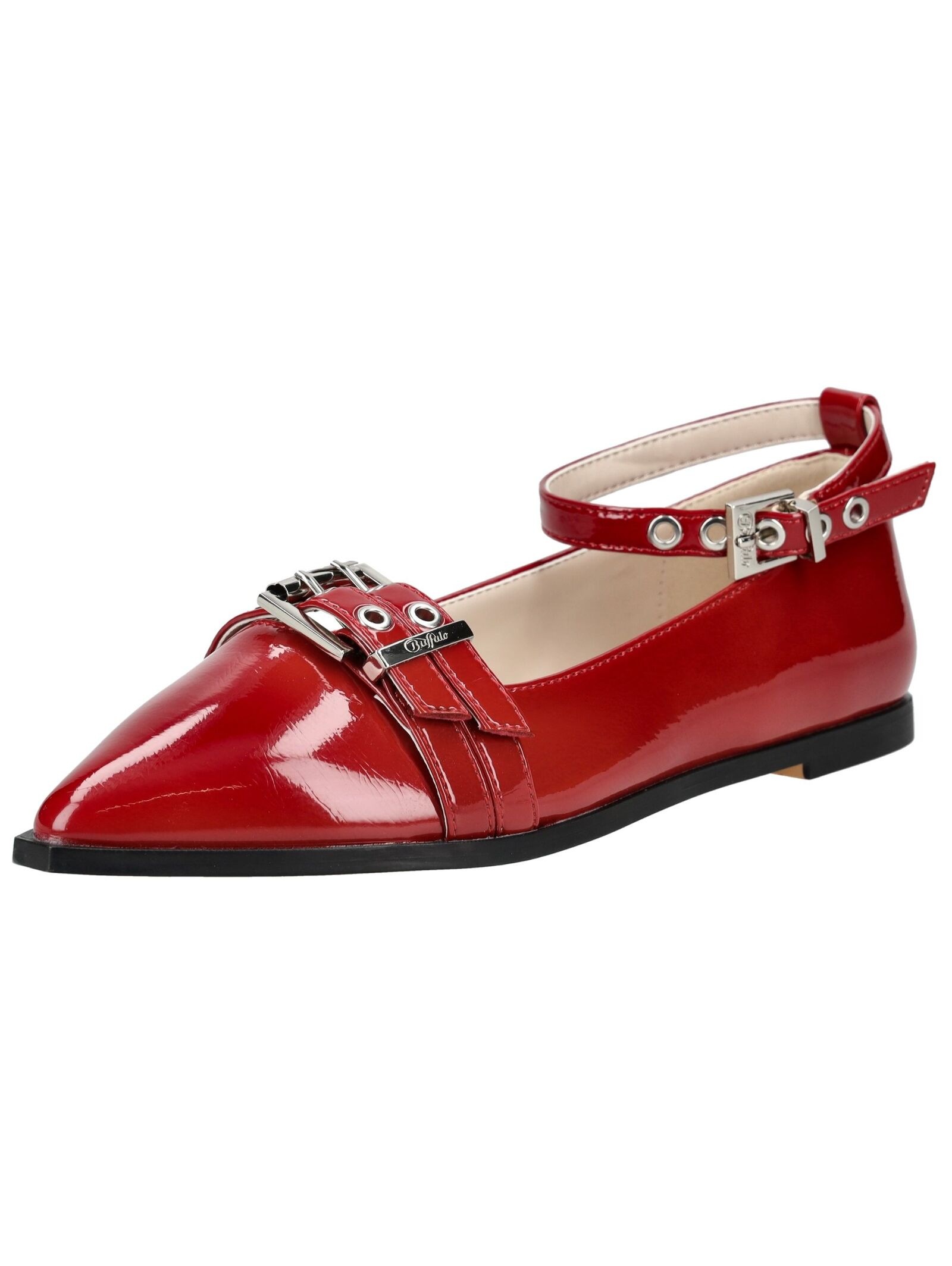 Buffalo Riemchenballerina "Buffalo Ballerinas Lederimitat" günstig online kaufen