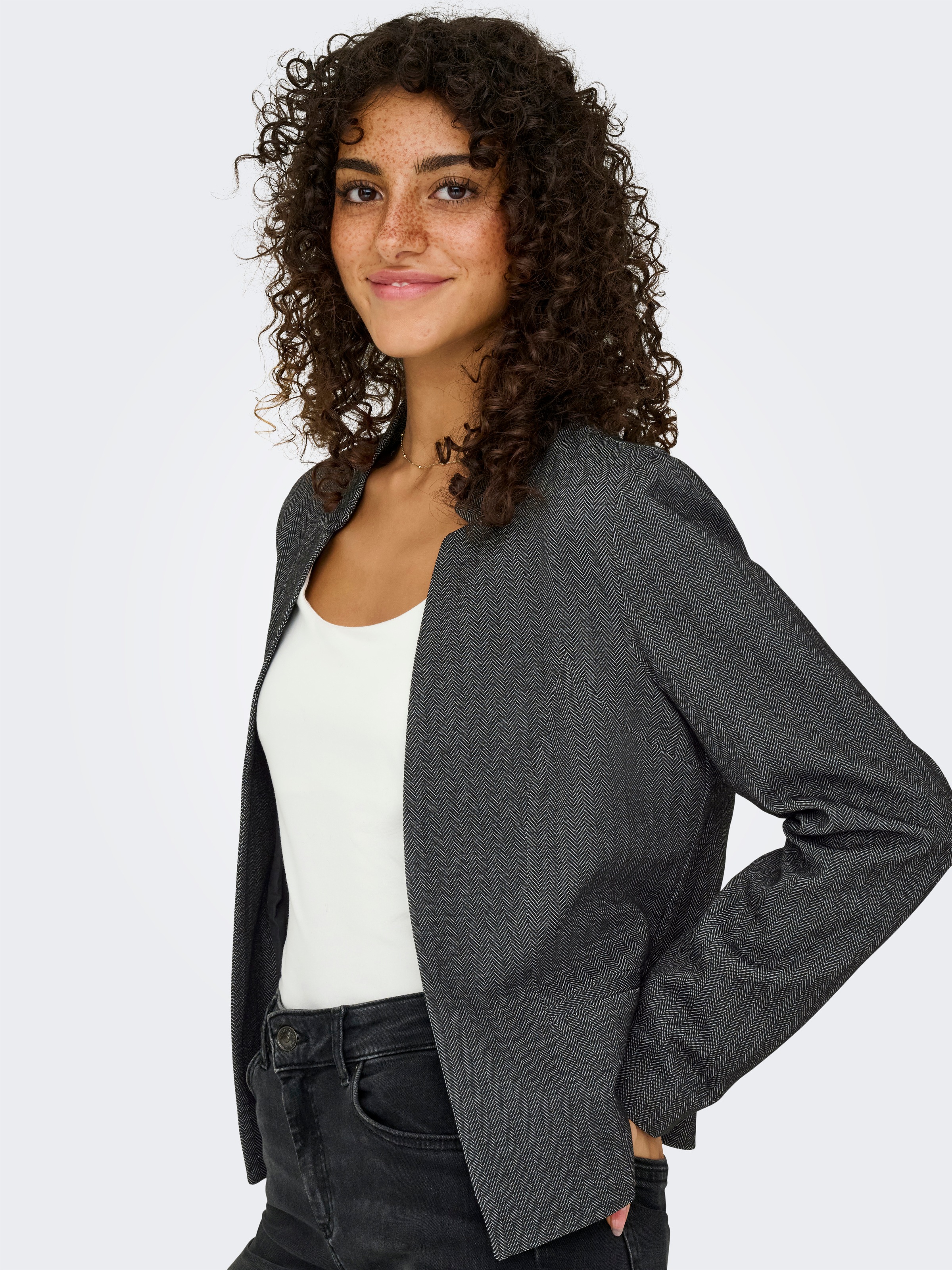 Thumbnail - ONLY Kurzblazer "ONLADDY L/S HARRINGBONE BLAZER CC TLR"