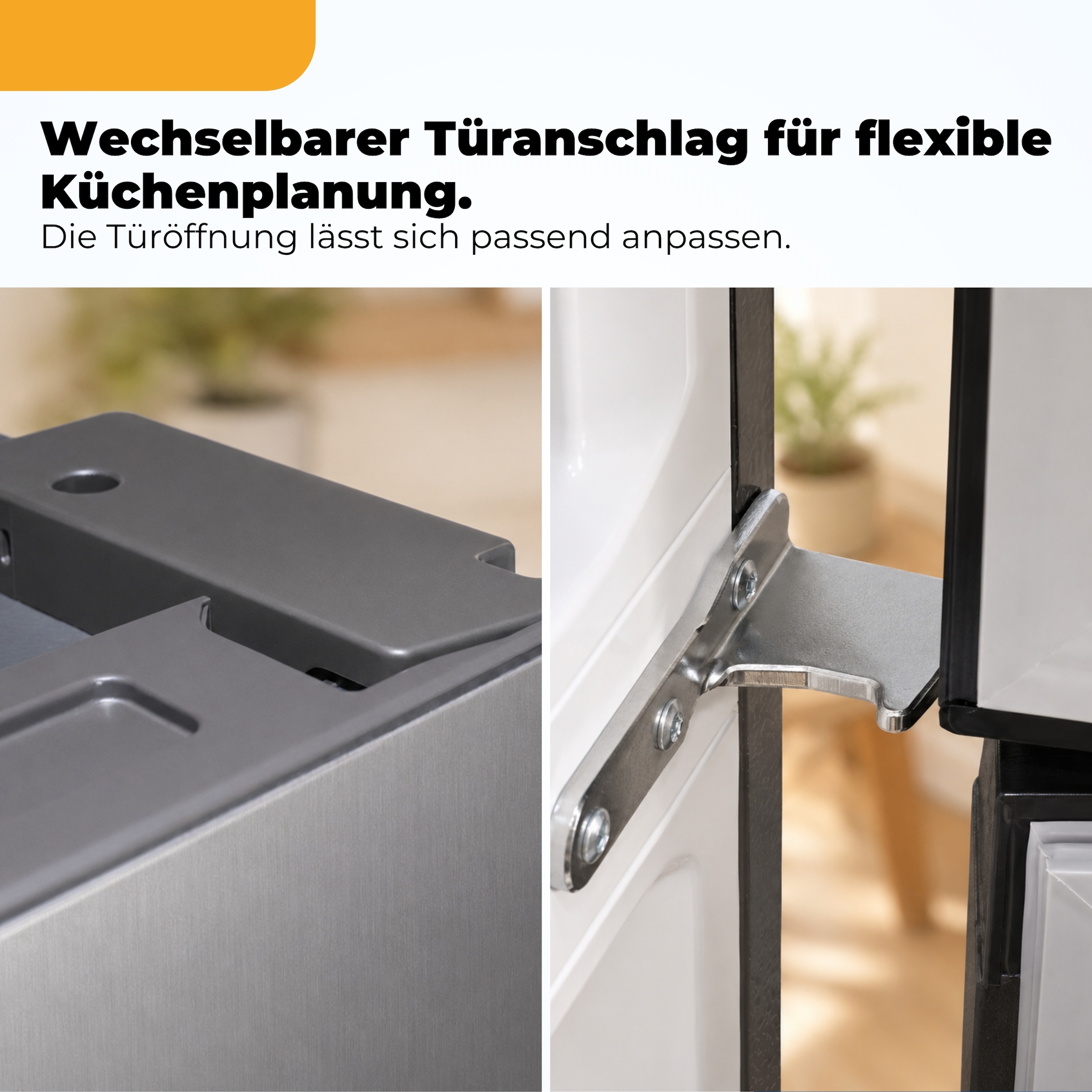 exquisit Kühl-/Gefrierkombination »KGC380-115-NF-040A inoxlook-az« 200,5 cm hoch 59,5 cm breit Humidity Box für optimale Feuchtigkeitsregulierung & kein Abtauen mehr