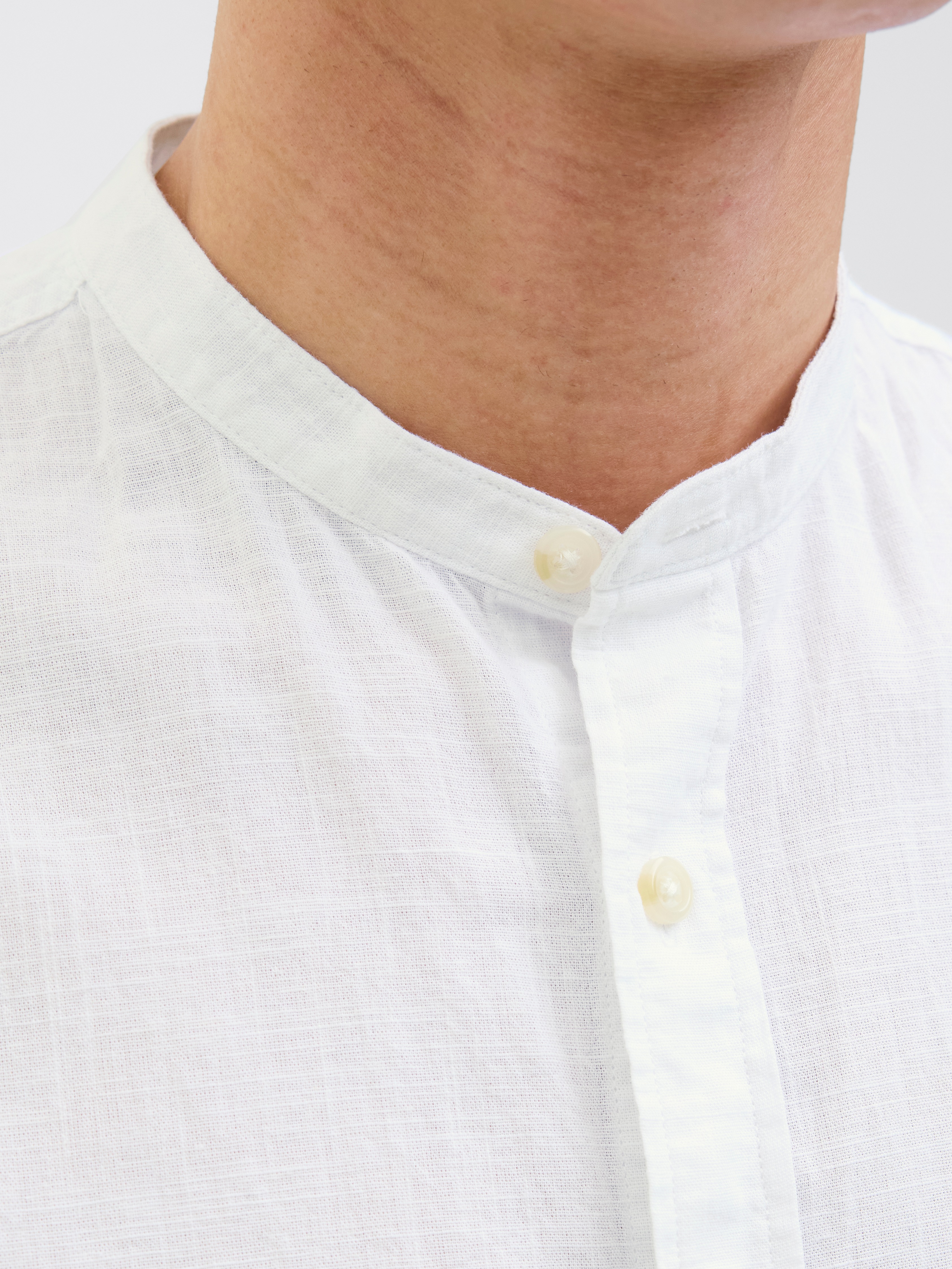 Thumbnail - Jack & Jones Kurzarmhemd "JJESUMMER BAND SHIRT SS SN", mit Bandkragen