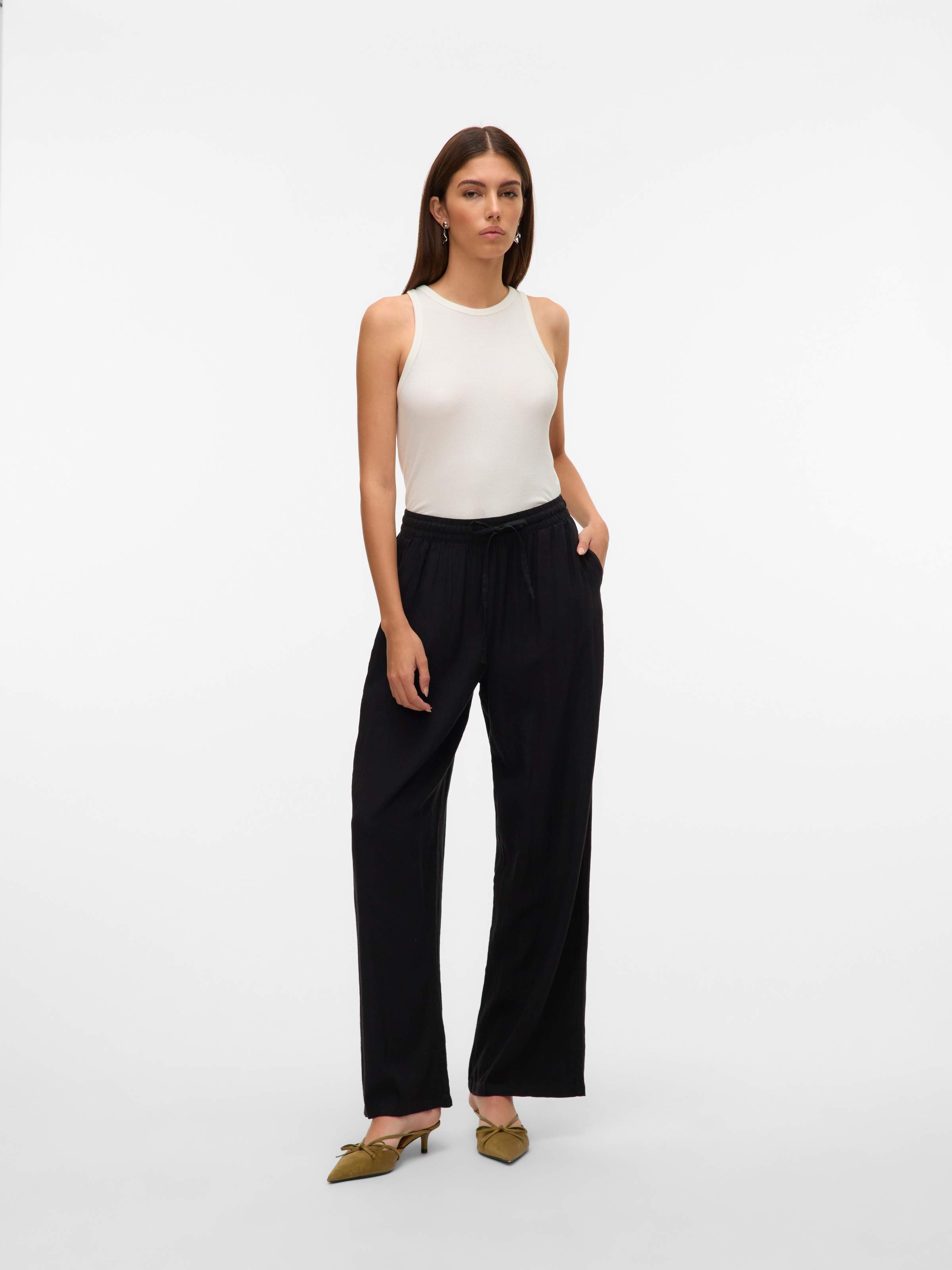 Vero Moda Schlupfhose »VMLINN LINEN PANTS WVN NOOS«
