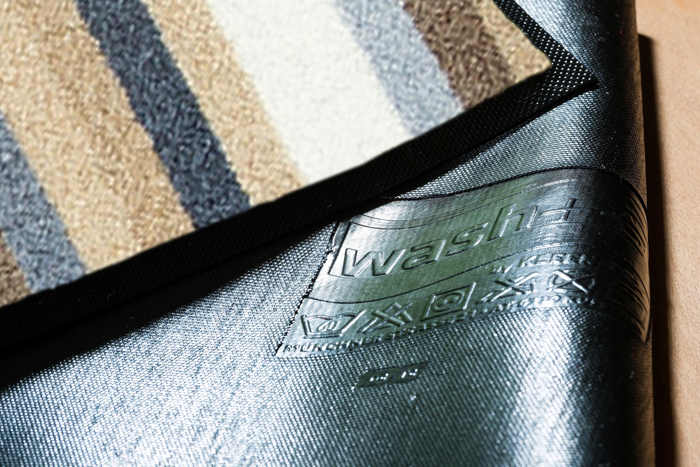 wash+dry by Kleen-Tex Läufer »Mikado Stripes«, rechteckig, 7 mm Höhe, Schmutzfangläufer, modernes Streifen Design, rutschhemmend, waschbar