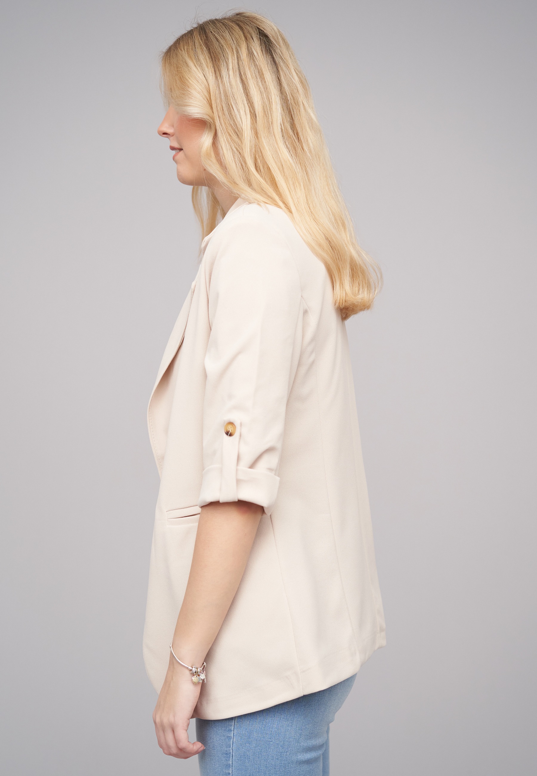 CLOUD 5IVE Allwetterjacke »CLOUD 5IVE Turn-Up 3/4 Sleeve Blazer« 1 Stk. tlg. ohne Kapuze