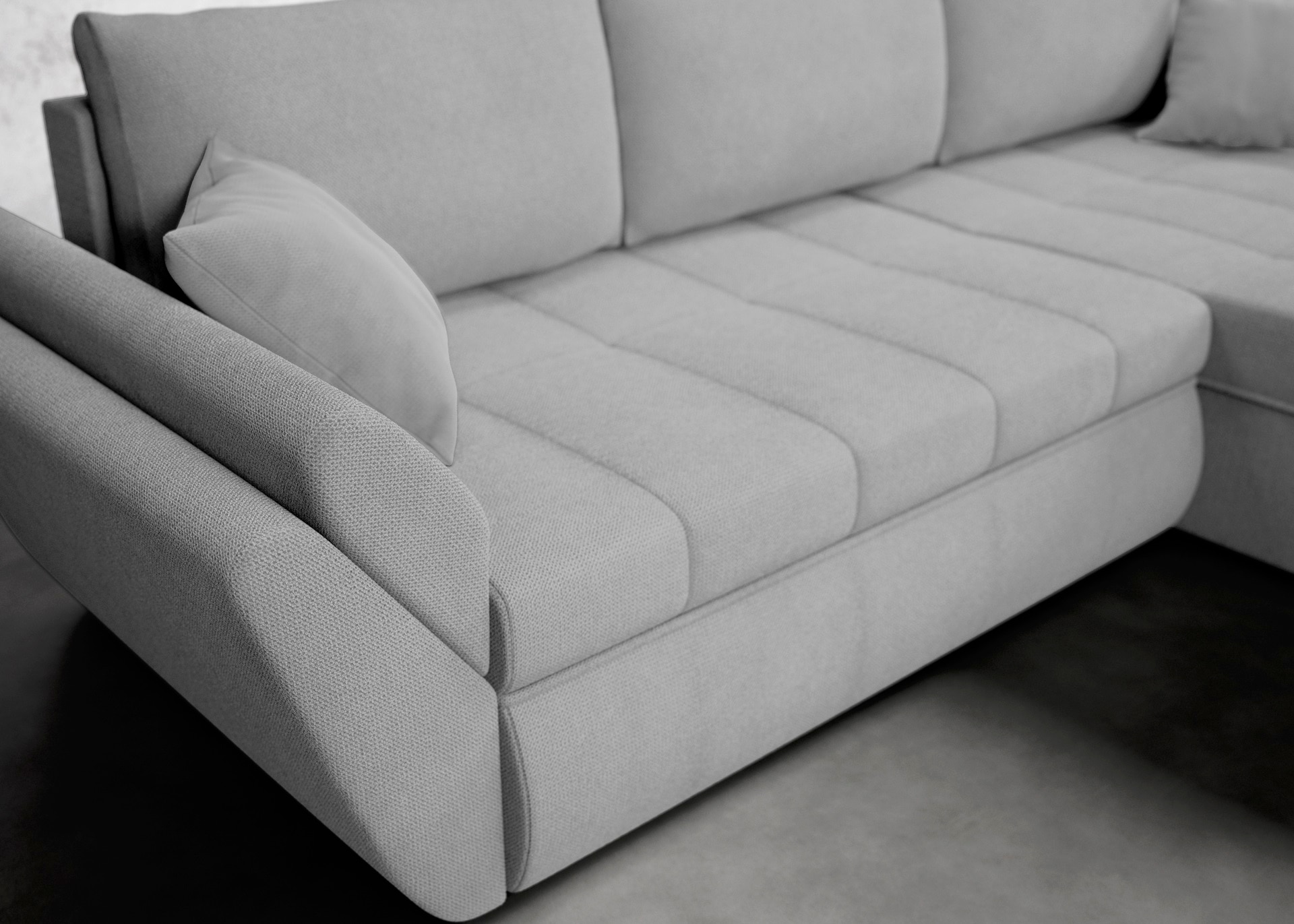 INOSIGN Ecksofa »Iolani«, mit Bettfunktion und Bettkasten