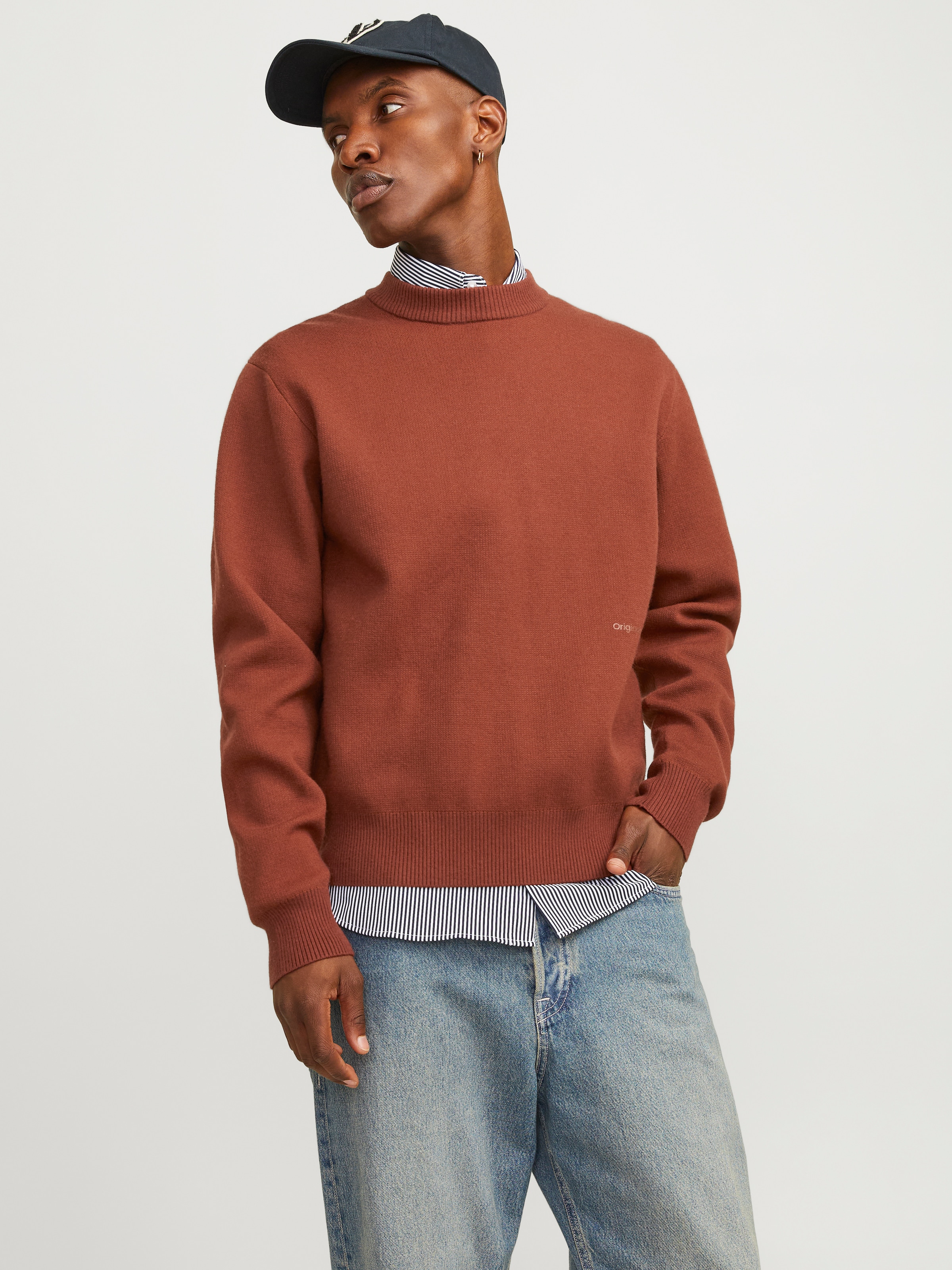 Jack & Jones Rundhalspullover "JORVESTERBRO KNIT CREW NECK SN"