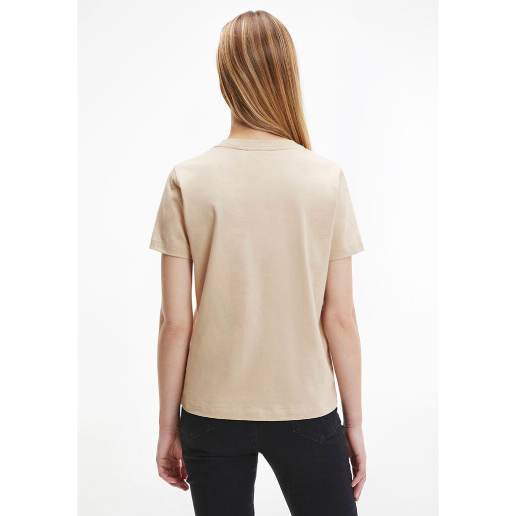 Damenmode Shirts & Sweatshirts Calvin Klein Rundhalsshirt »CORE LOGO T-SHIRT«, mit Calvin Klein Logo-Schriftzug beige Damenmode Shirts & Sweatshirts Calvin Klein Rundhalsshirt »CORE LOGO T-SHIRT«, mit Calvin Klein Logo-Schriftzug beige